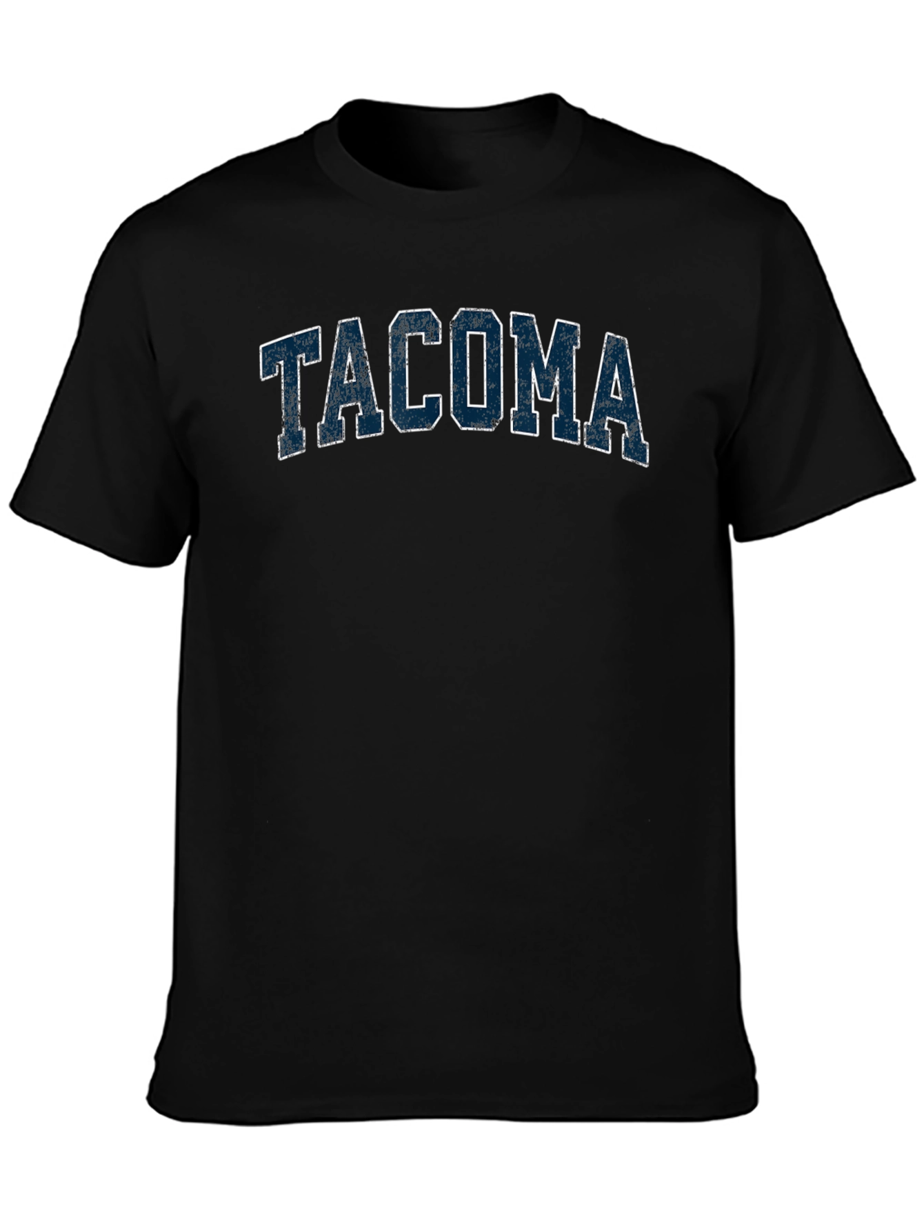 Tacoma Graphic T-Shirt - Distressed College Style