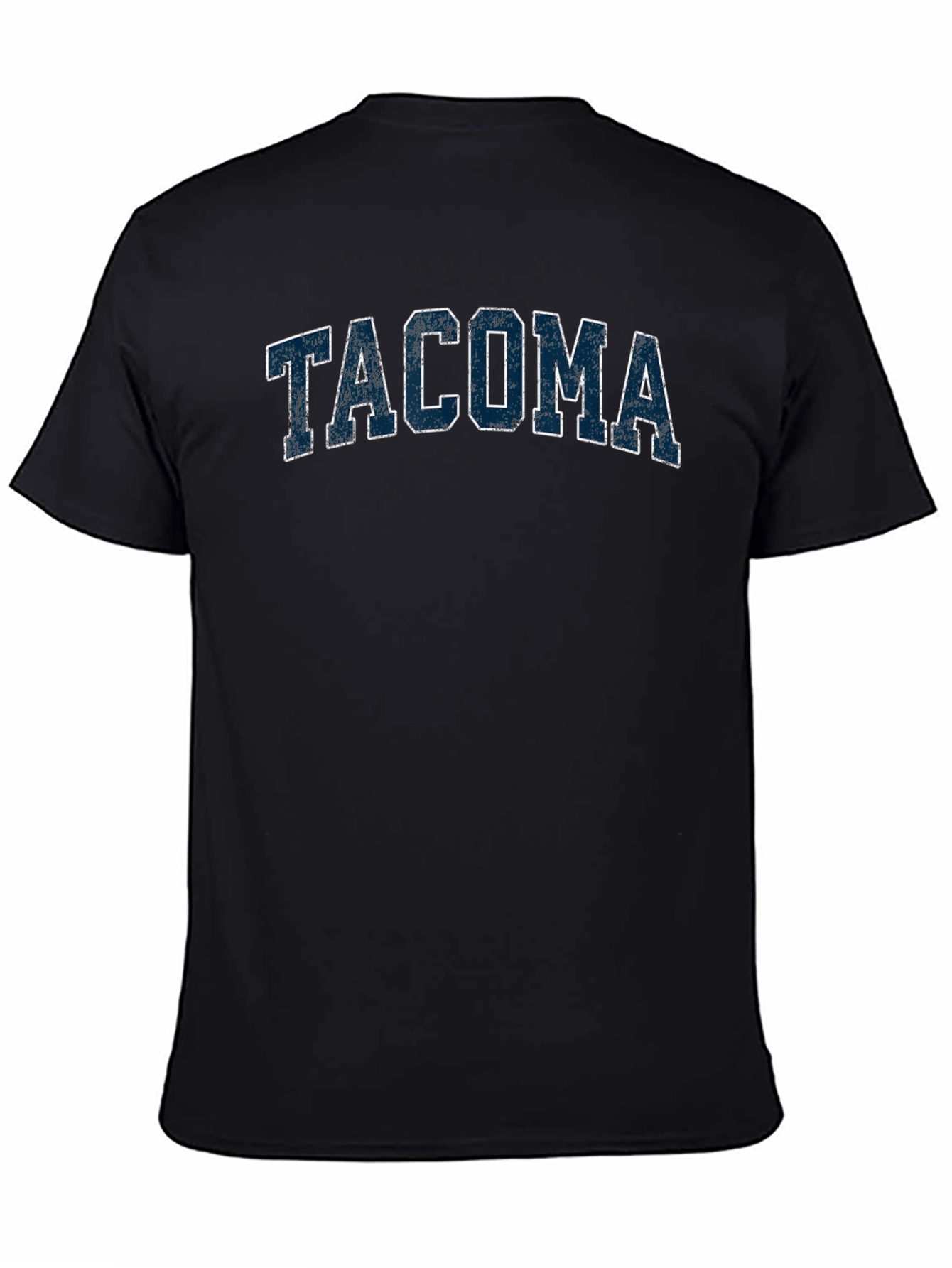 Tacoma Graphic T-Shirt - Distressed College Style