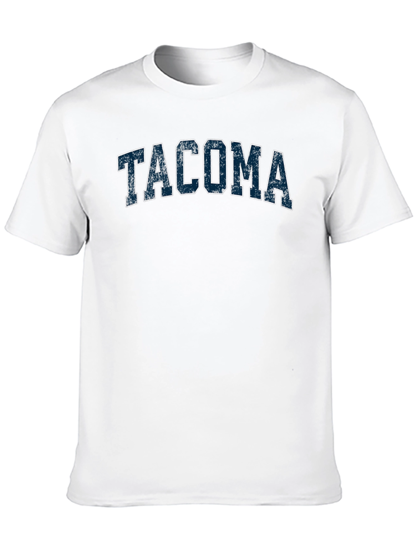 Tacoma Graphic T-Shirt - Distressed College Style