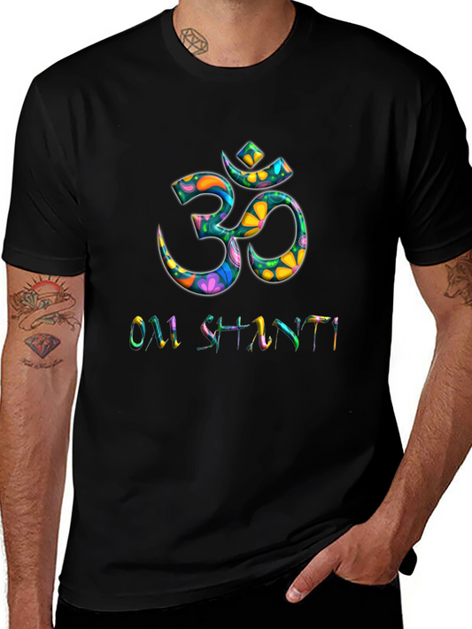 Om Shanti Graphic Print T-Shirt