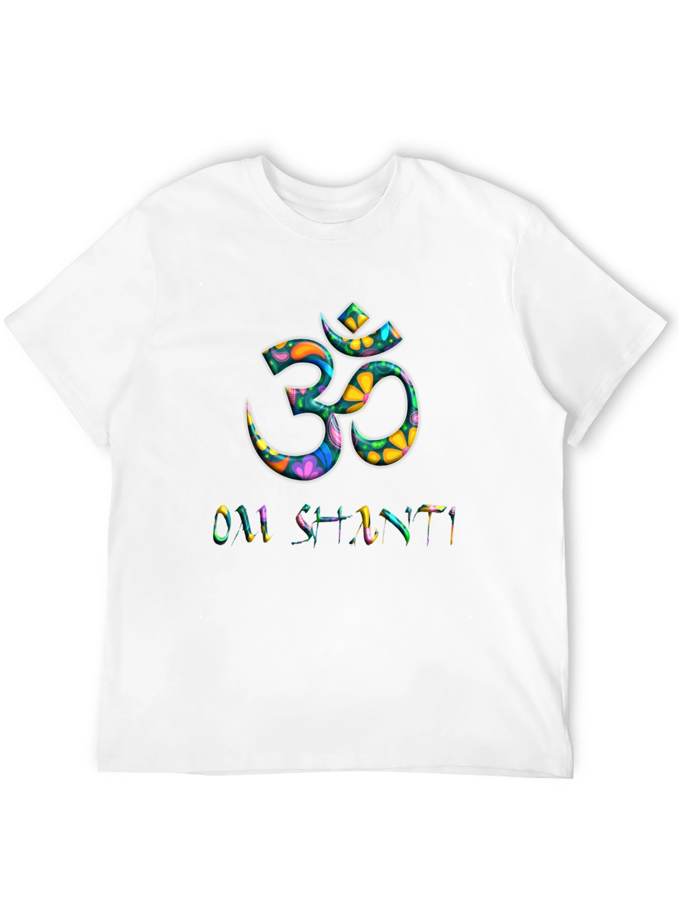 Om Shanti Graphic Print T-Shirt
