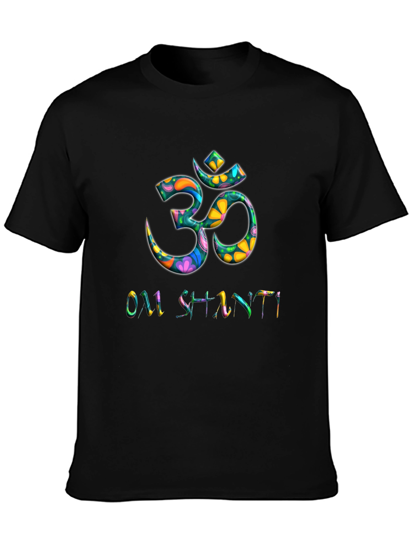 Om Shanti Graphic Print T-Shirt