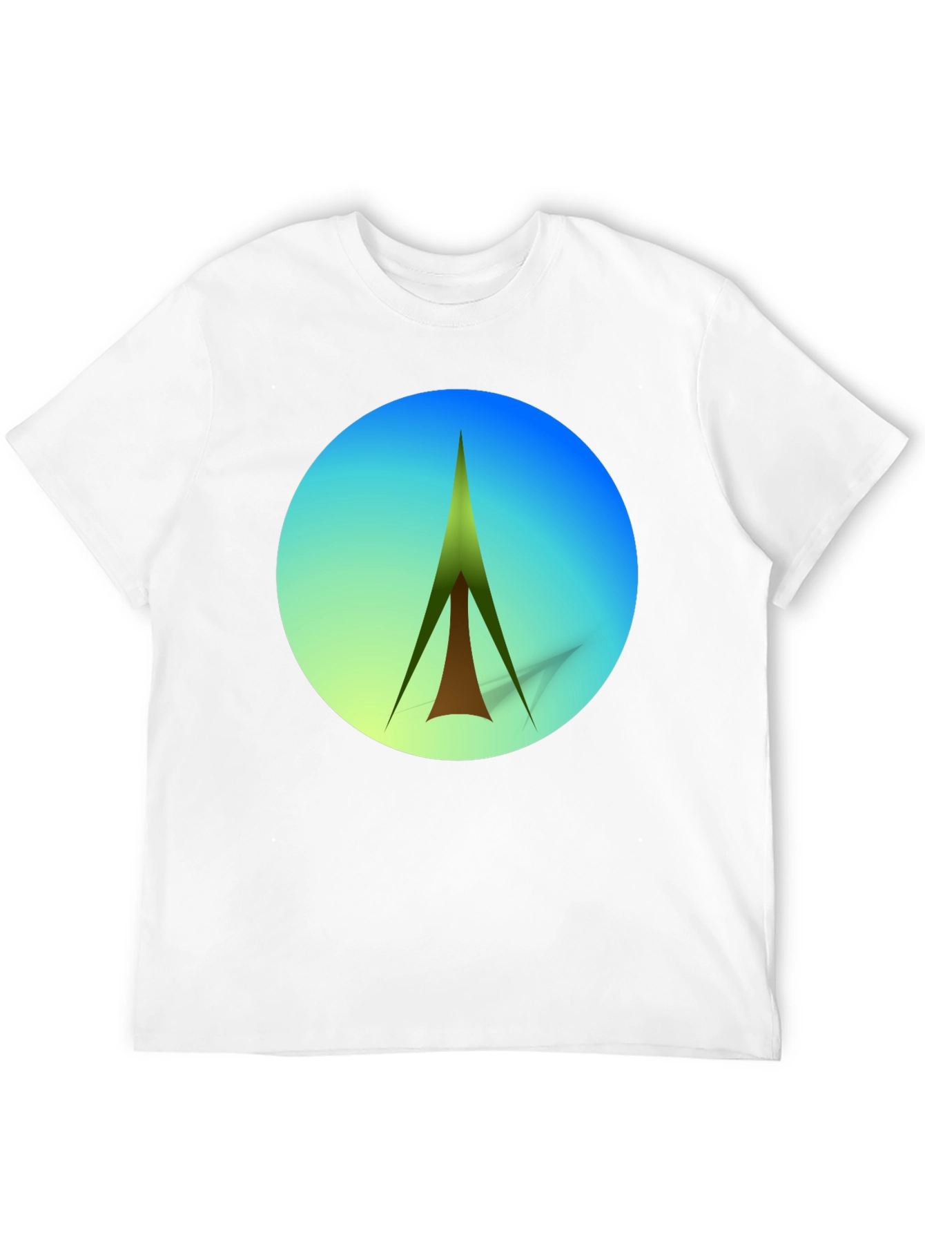 Modern Geometric Tree Graphic Tee