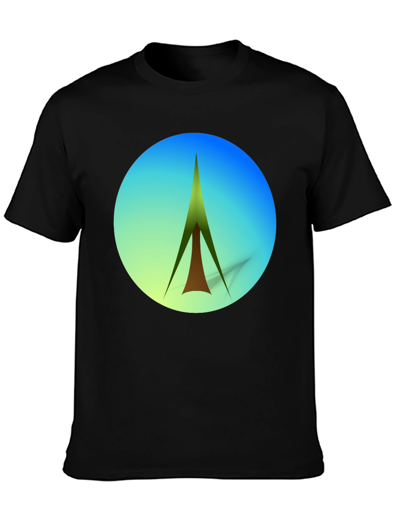 Modern Geometric Tree Graphic Tee