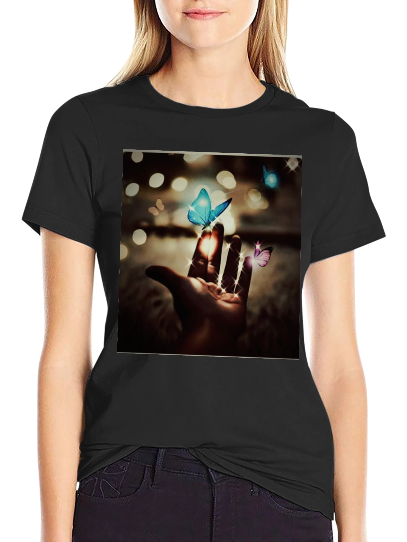Butterfly Hand Graphic Tee