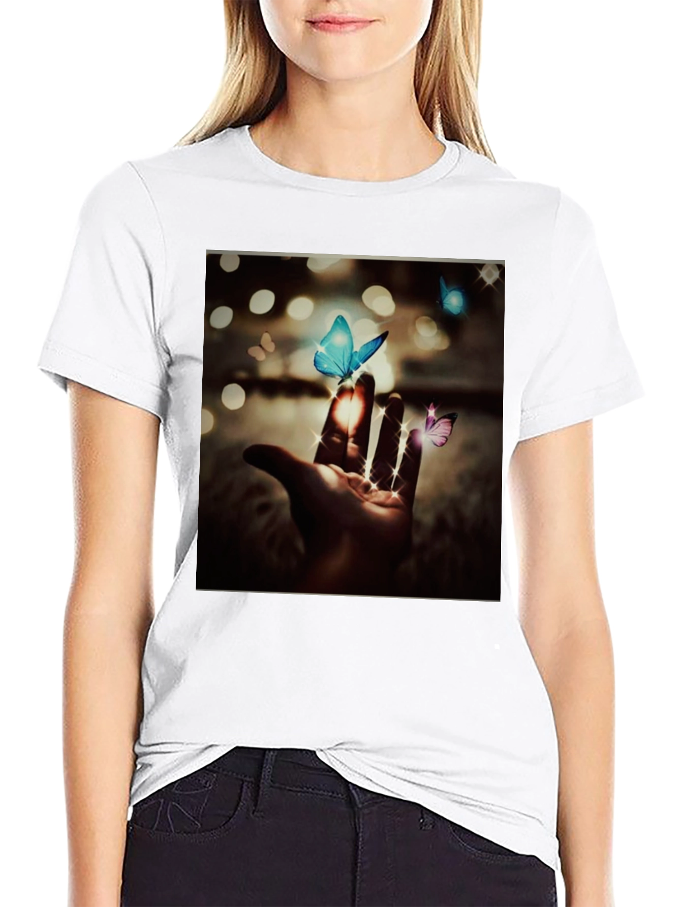 Butterfly Hand Graphic Tee