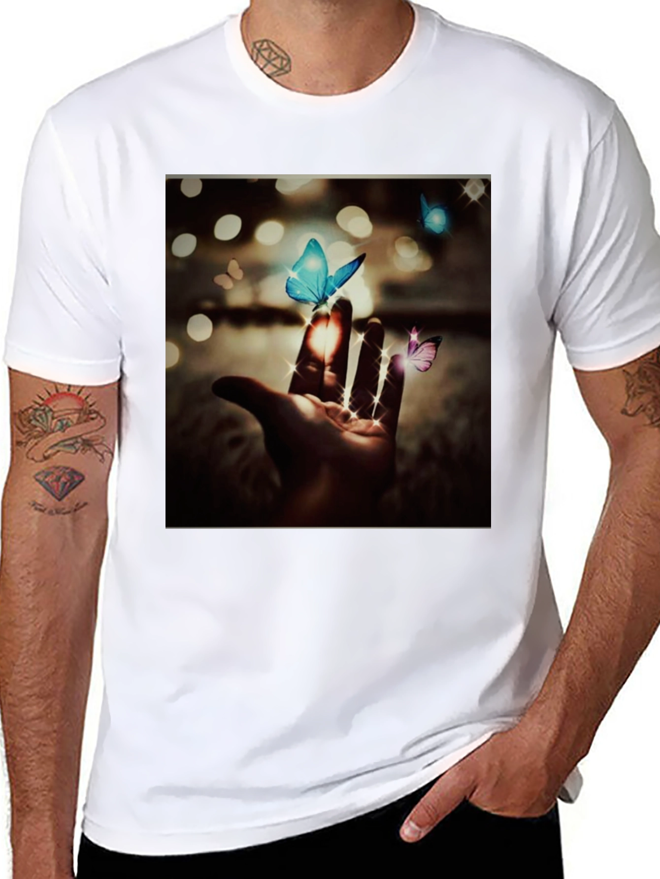 Butterfly Hand Graphic Tee