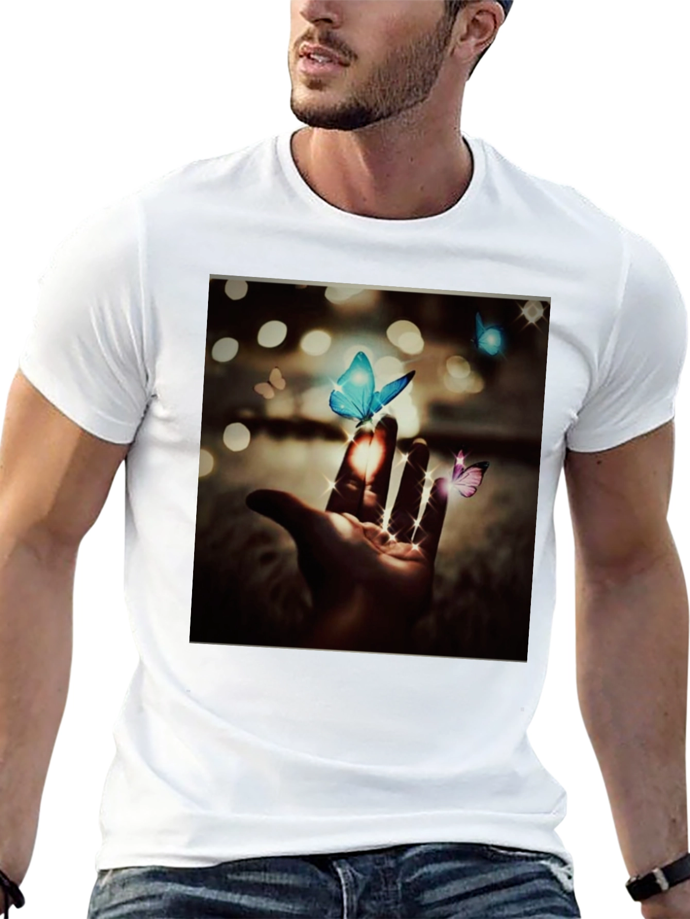 Butterfly Hand Graphic Tee