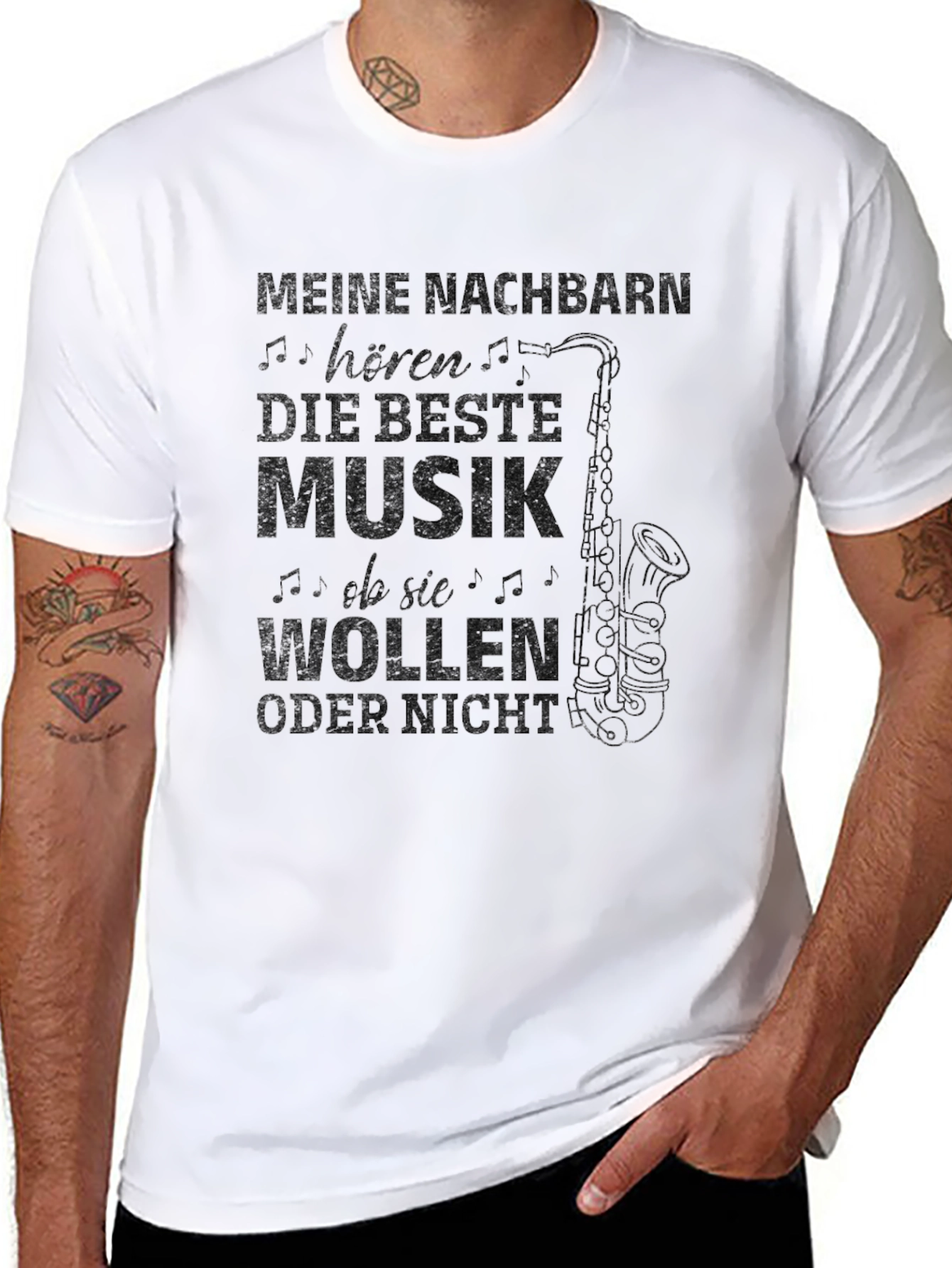 Funny Music Lover T-Shirt - My Neighbors