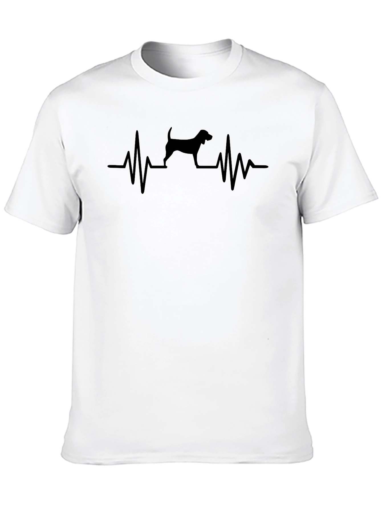 Dog Heartbeat T-Shirt - Pet Lover Tee