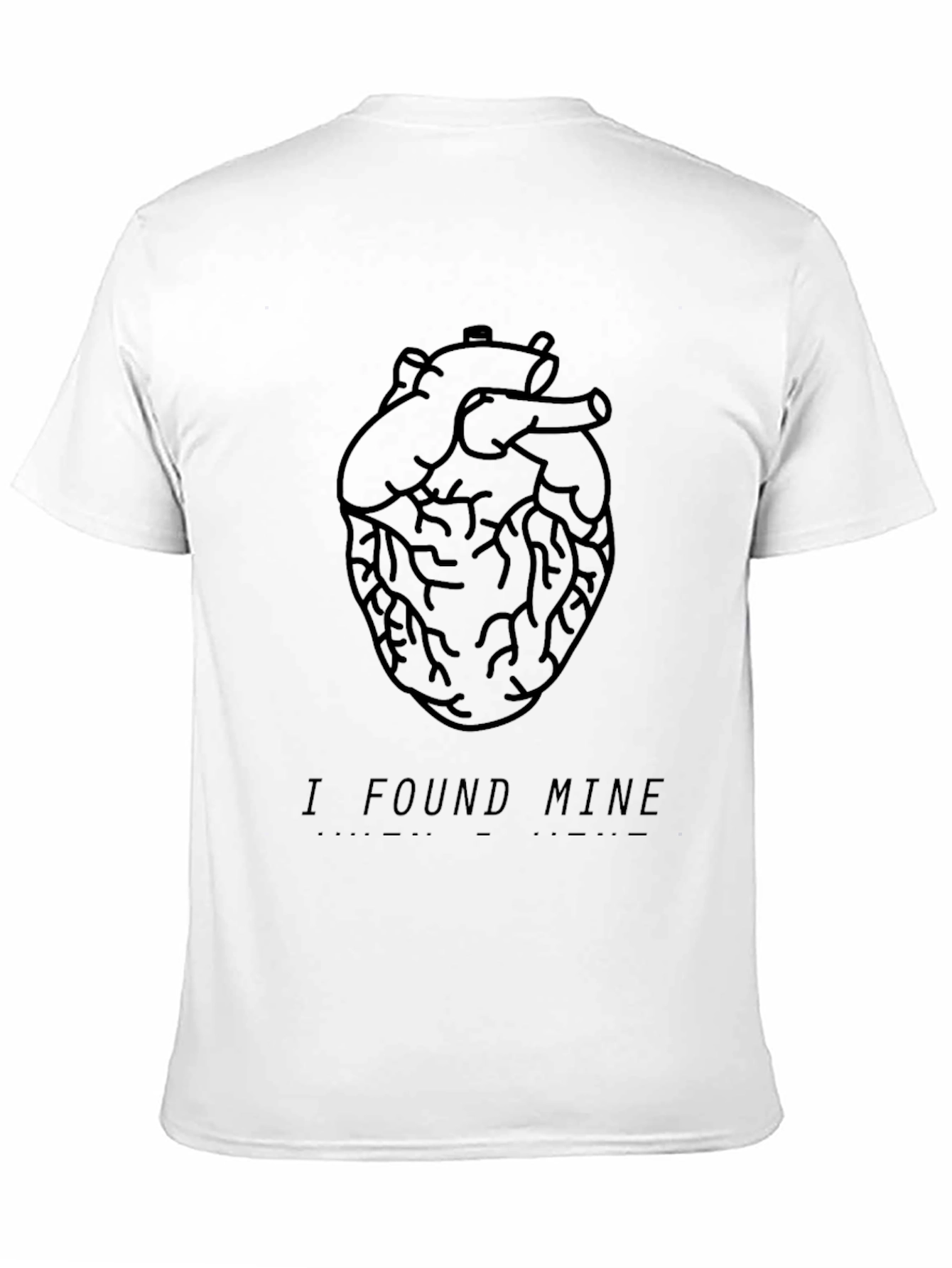 Anatomical Heart Graphic Tee - I Found Mine