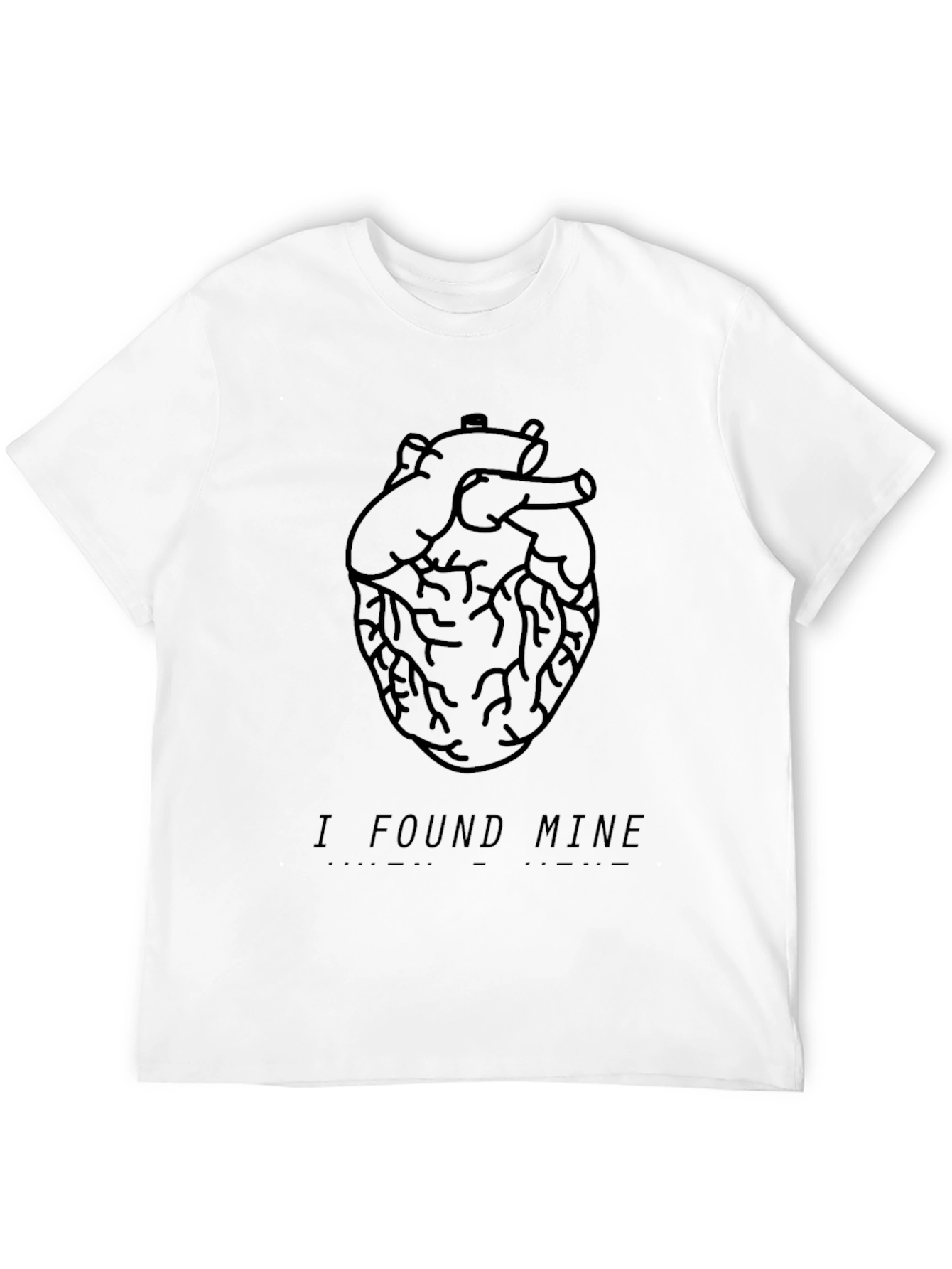 Anatomical Heart Graphic Tee - I Found Mine