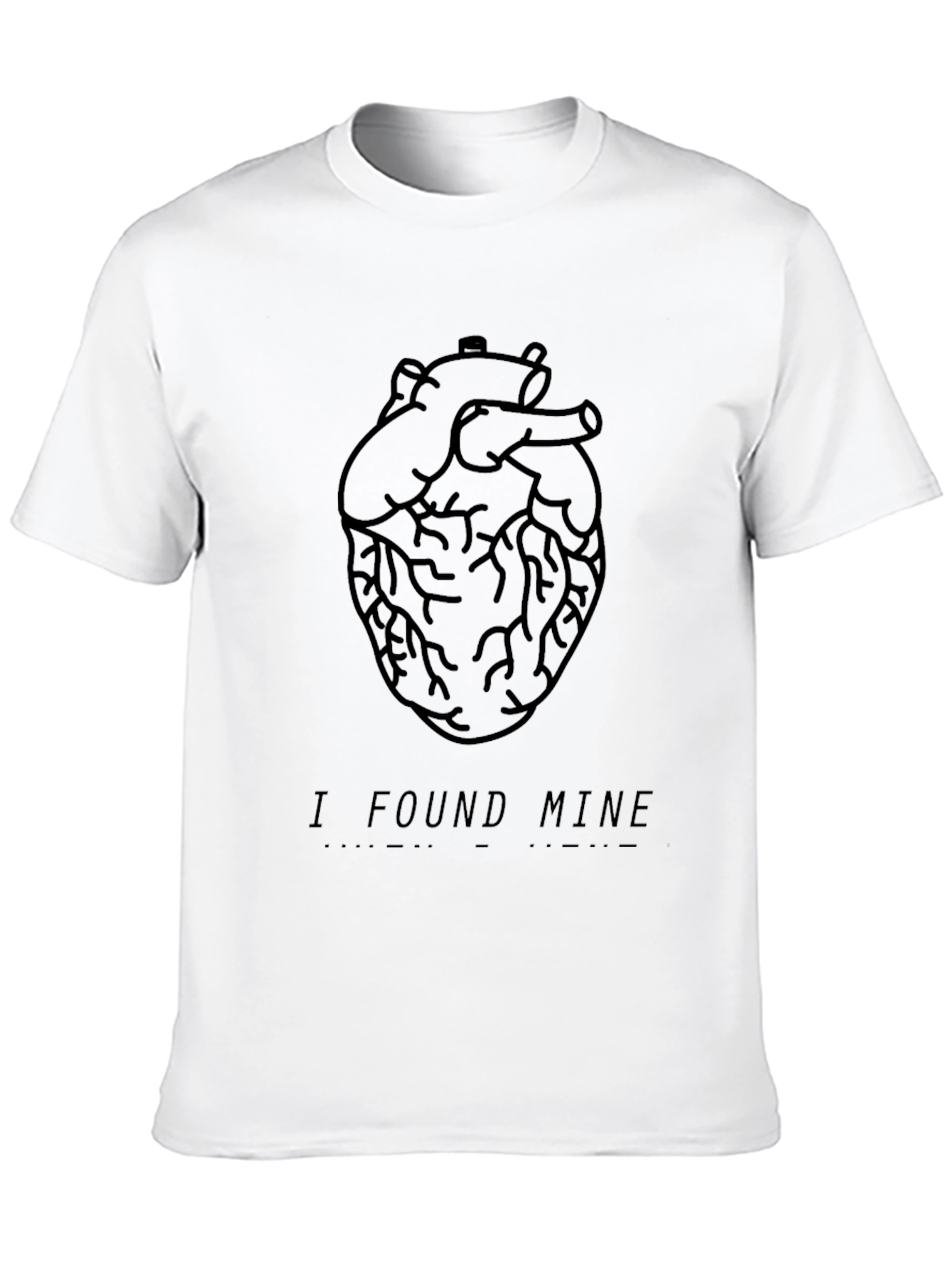 Anatomical Heart Graphic Tee - I Found Mine