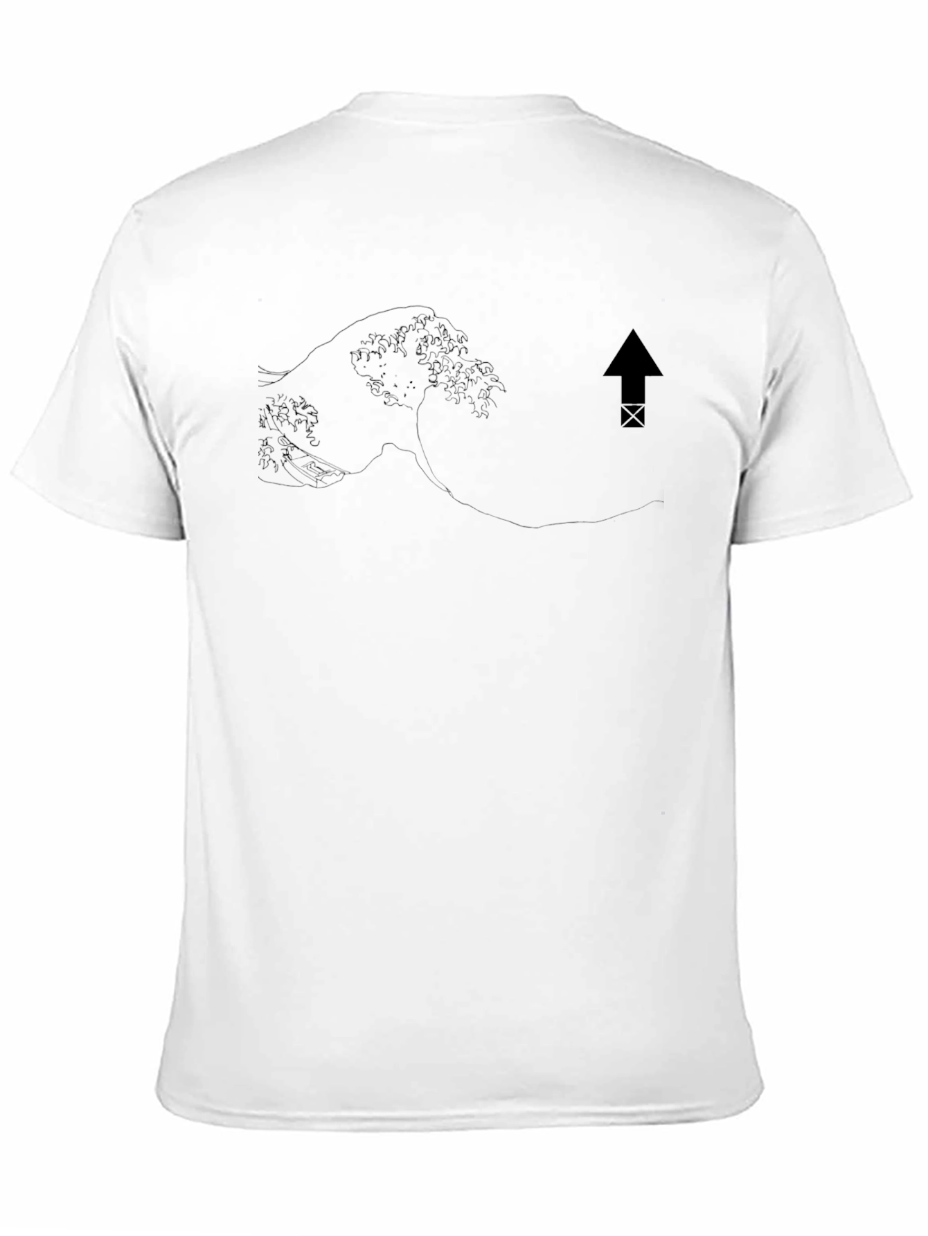 Black Graphic Print Crew Neck T-Shirt