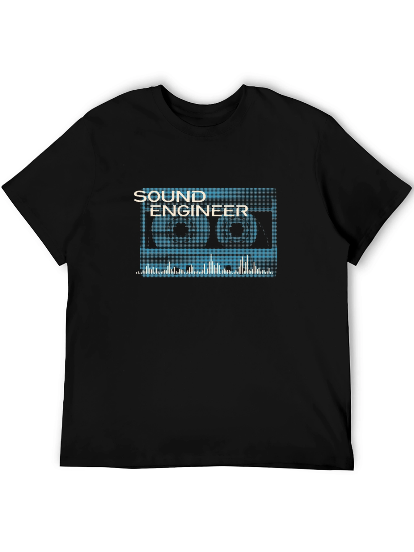 Sound Engineer Cassette Tape Graphic T-Shirt