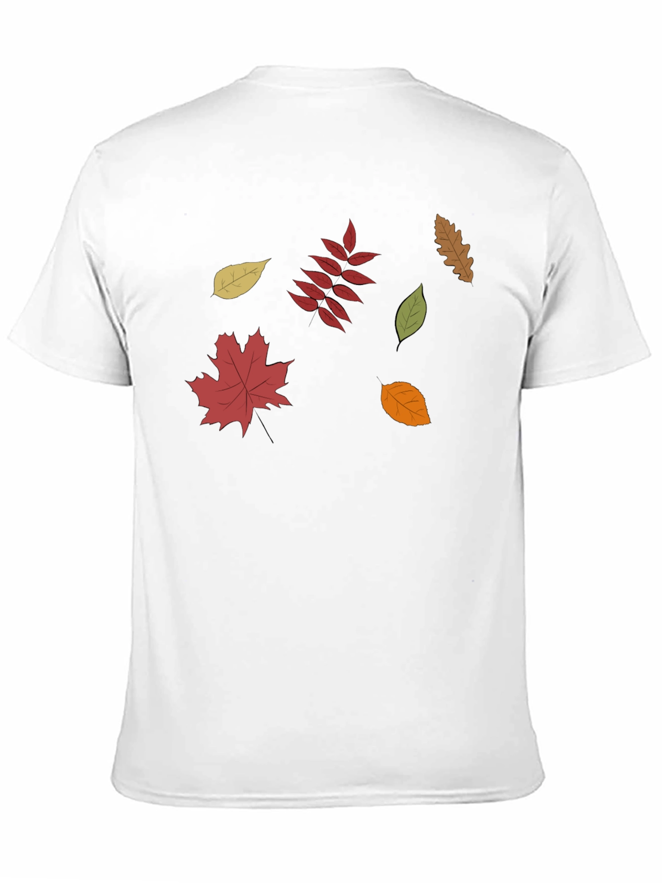 Fall Leaves Graphic Tee - Stylish Autumn Design