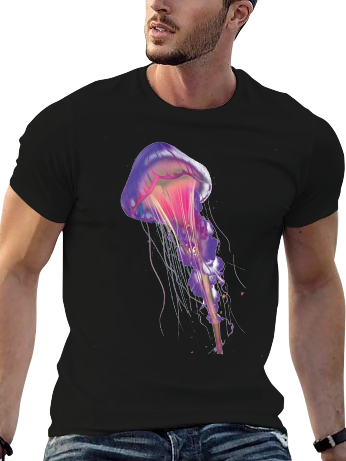 Jellyfish Graphic Tee - Unique Artistic Design