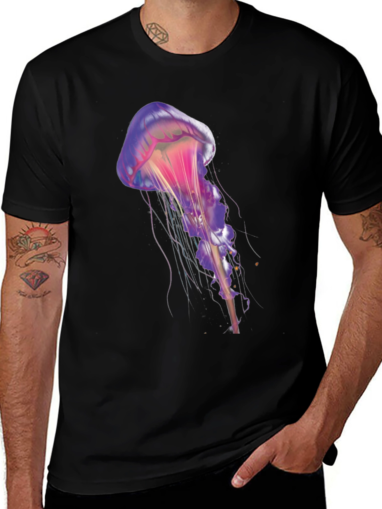Jellyfish Graphic Tee - Unique Artistic Design