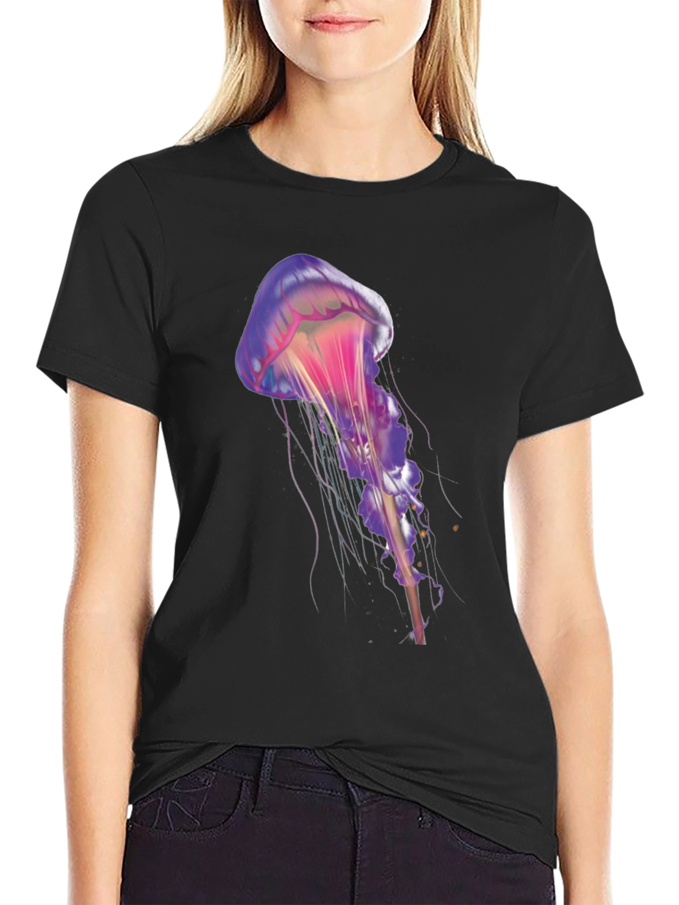 Jellyfish Graphic Tee - Unique Artistic Design