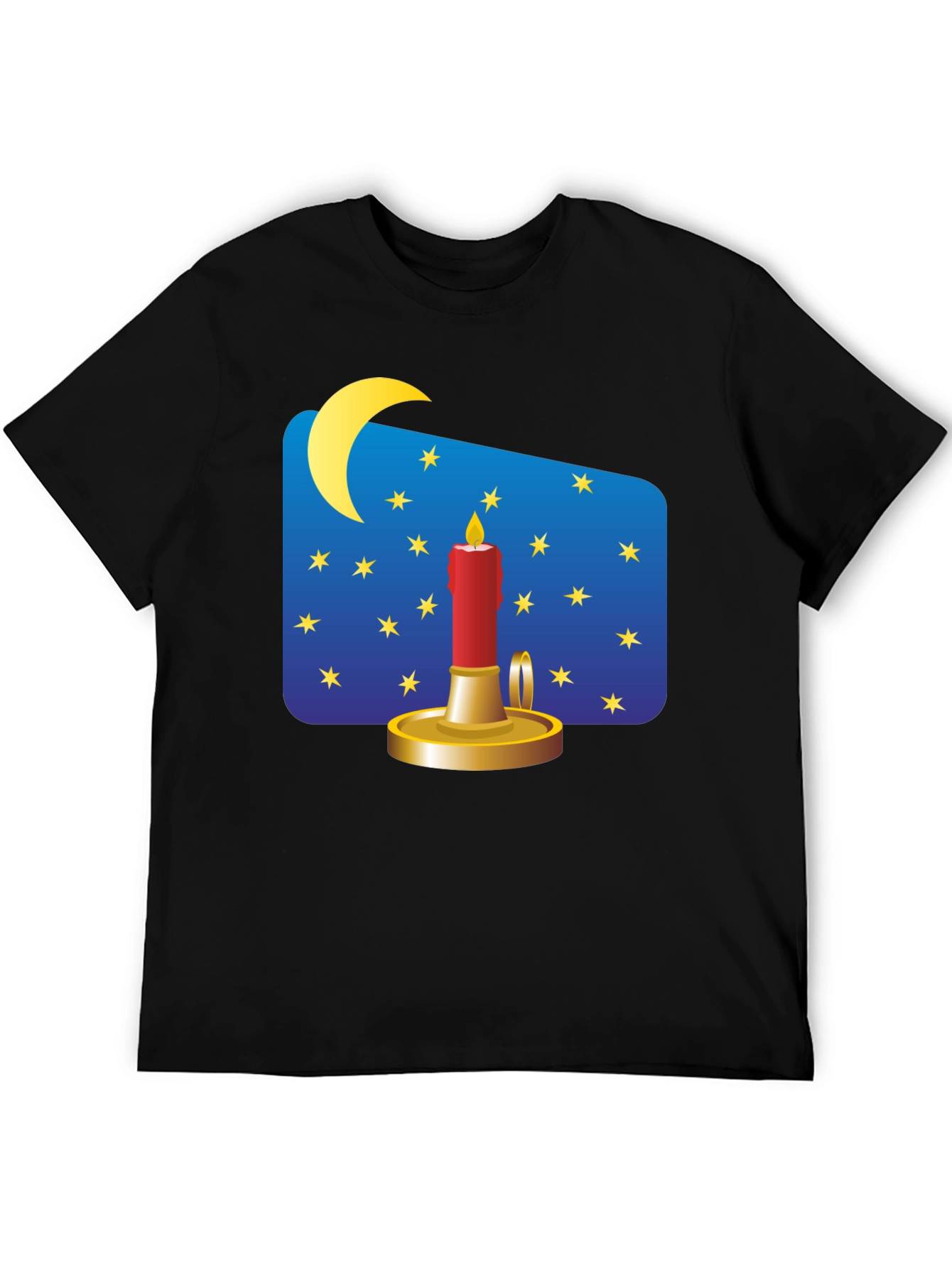 Night Sky Candle T-Shirt - Premium Graphic Tee