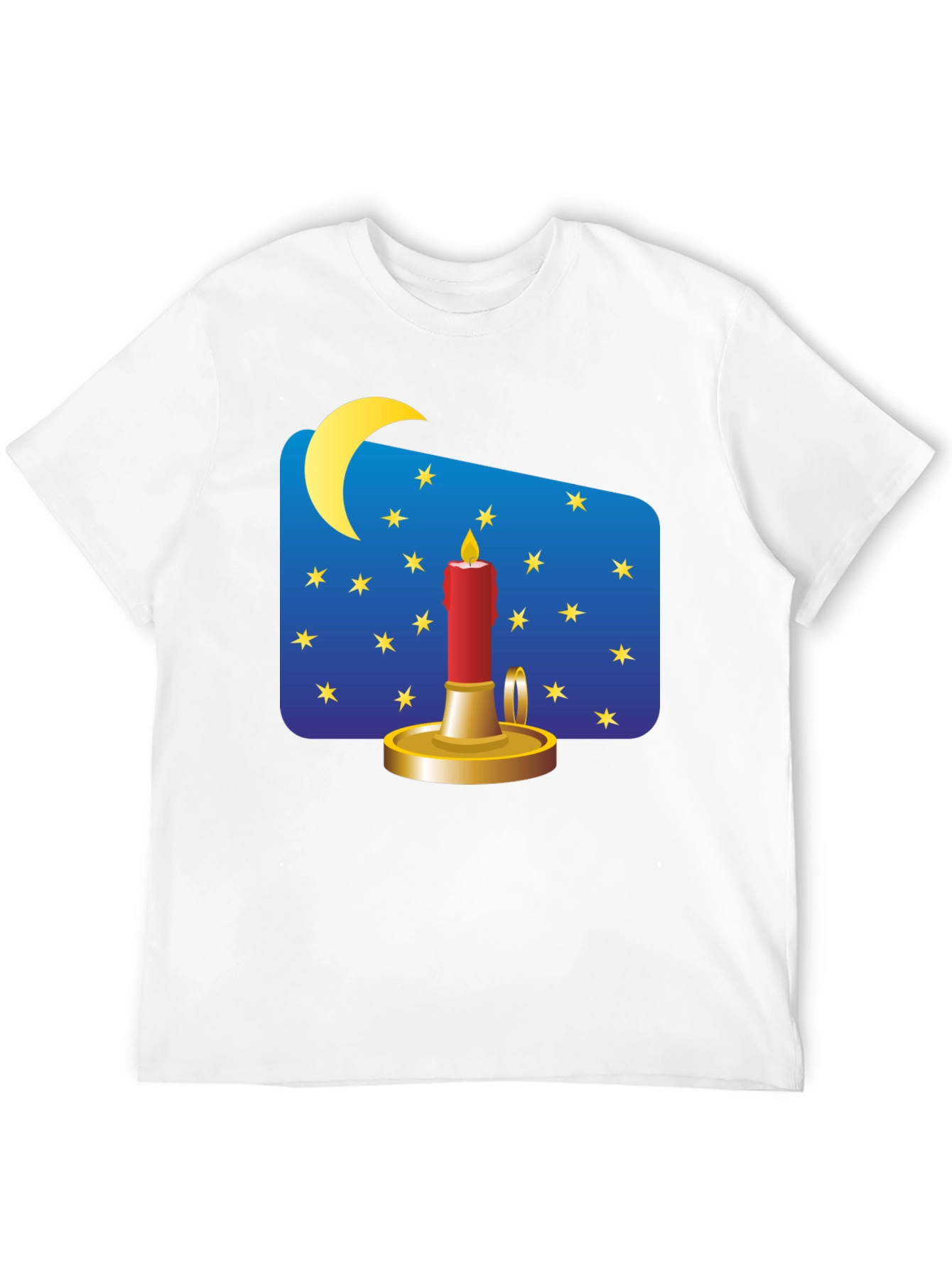 Night Sky Candle T-Shirt - Premium Graphic Tee