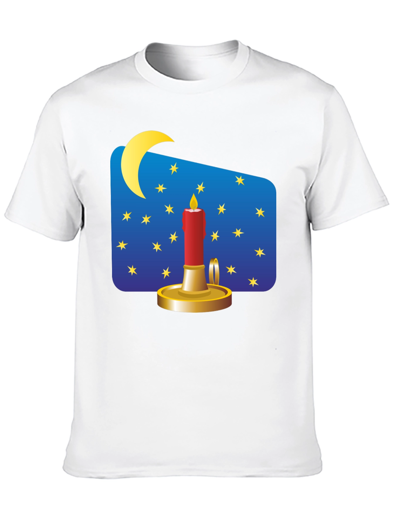 Night Sky Candle T-Shirt - Premium Graphic Tee