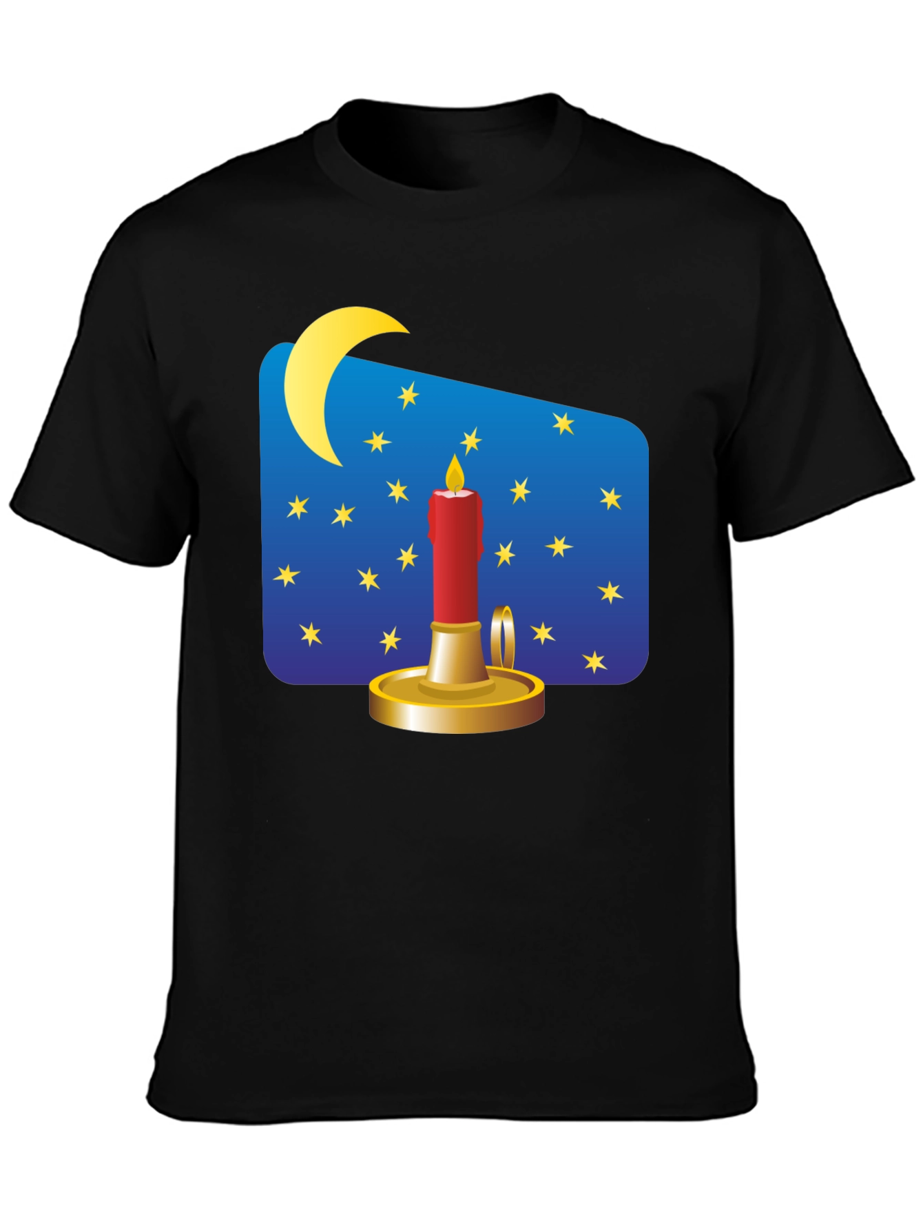 Night Sky Candle T-Shirt - Premium Graphic Tee