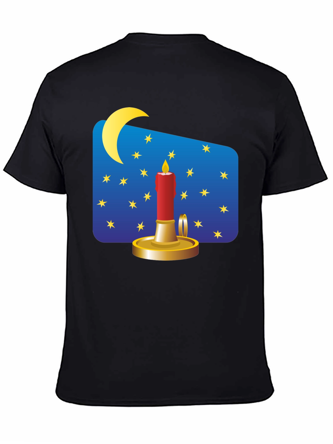 Night Sky Candle T-Shirt - Premium Graphic Tee