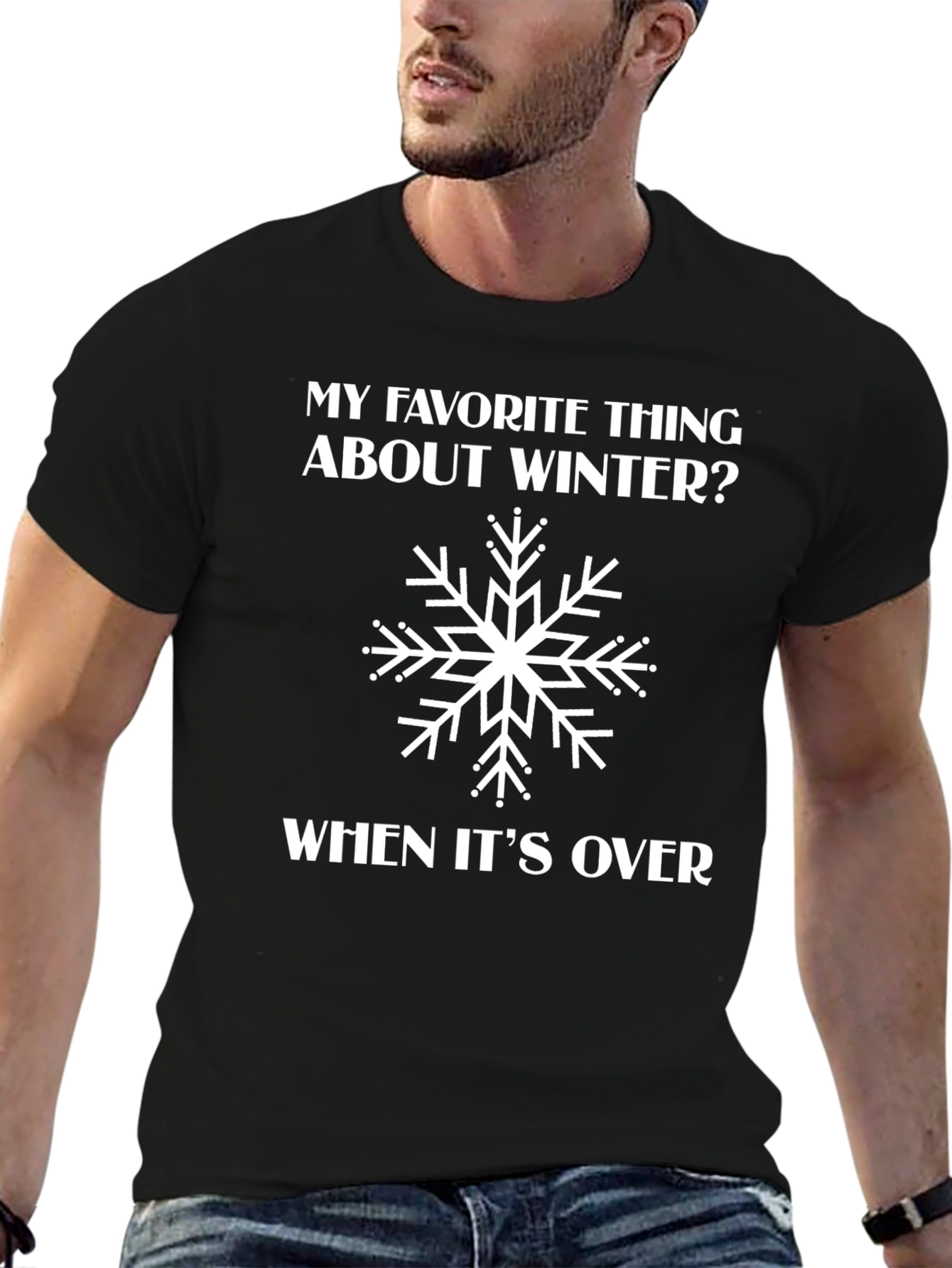 Funny Winter Snowflake T-Shirt - When Its Over