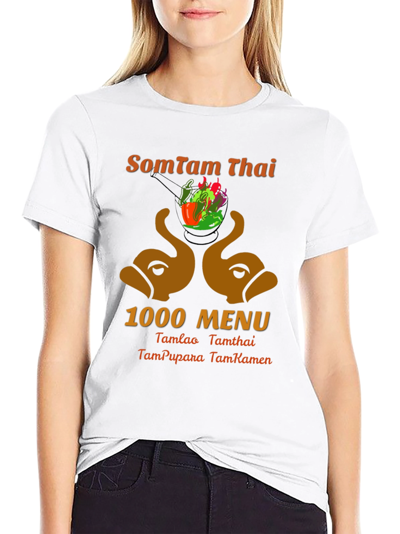 SomTam Thai Graphic Tee - 1000 Menu