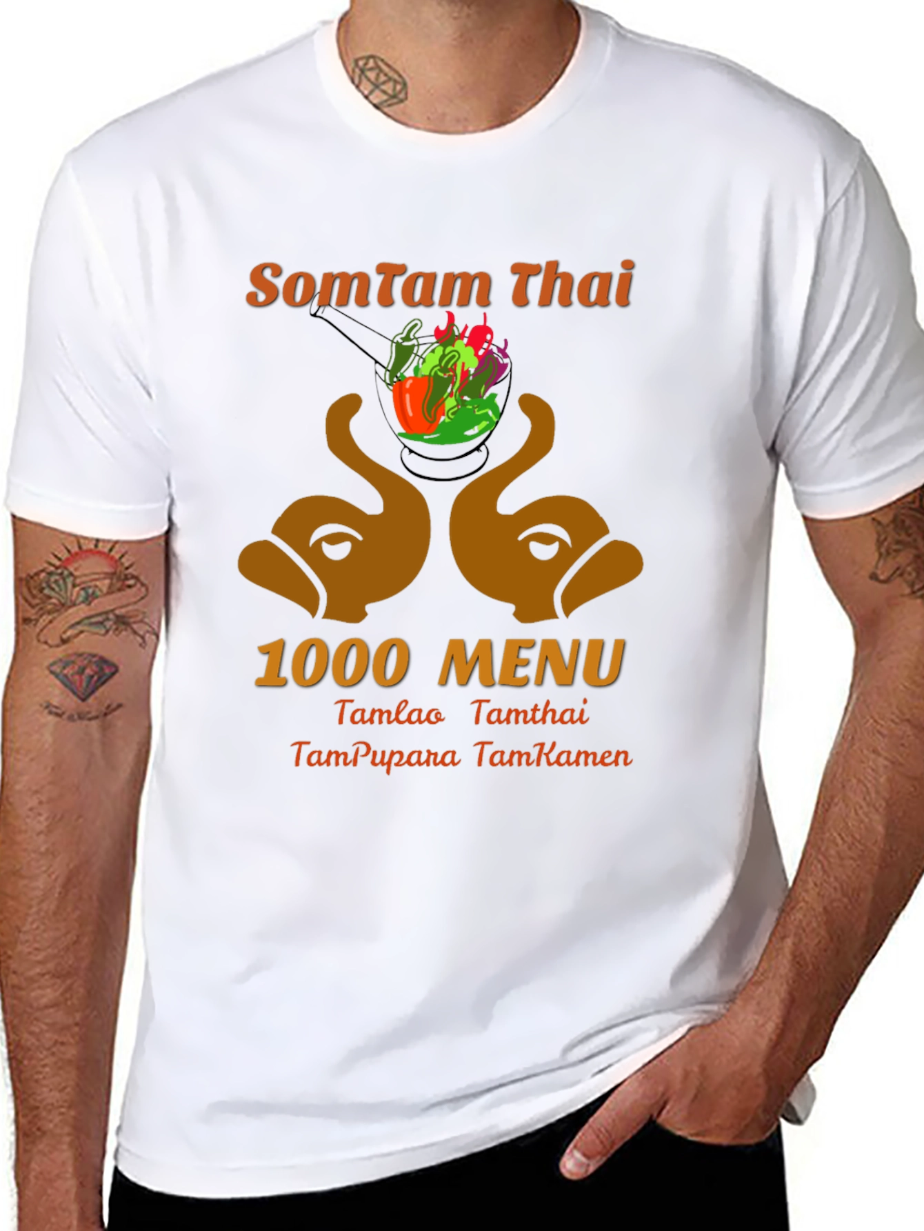 SomTam Thai Graphic Tee - 1000 Menu