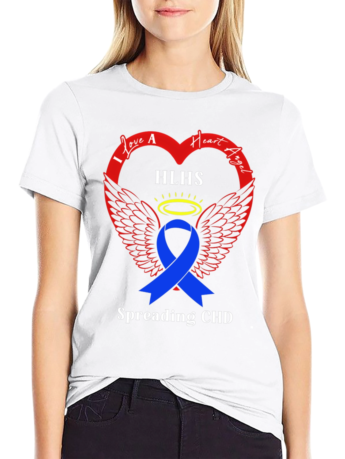 Heart Angel HLHS Awareness T-Shirt
