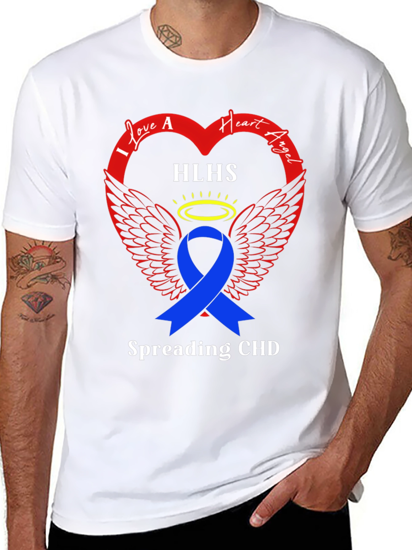 Heart Angel HLHS Awareness T-Shirt