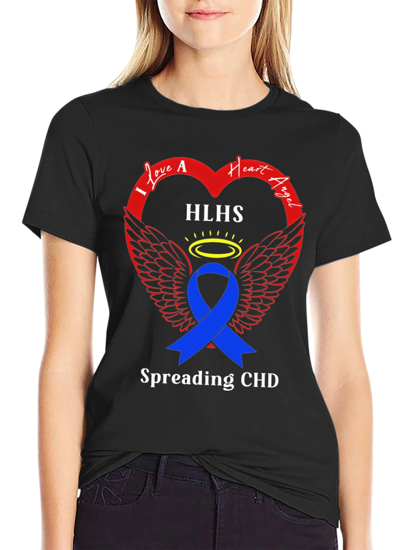 Heart Angel HLHS Awareness T-Shirt