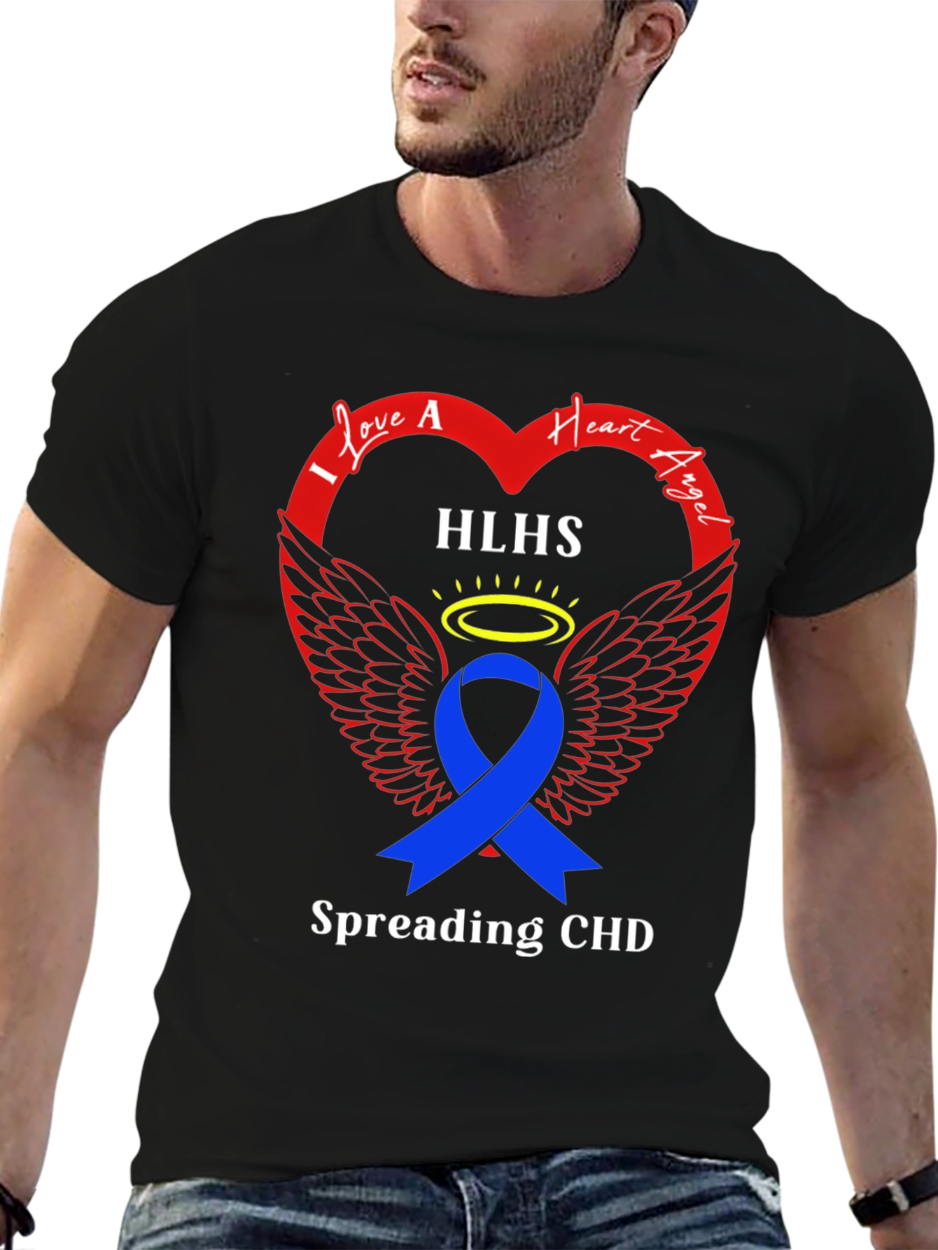 Heart Angel HLHS Awareness T-Shirt