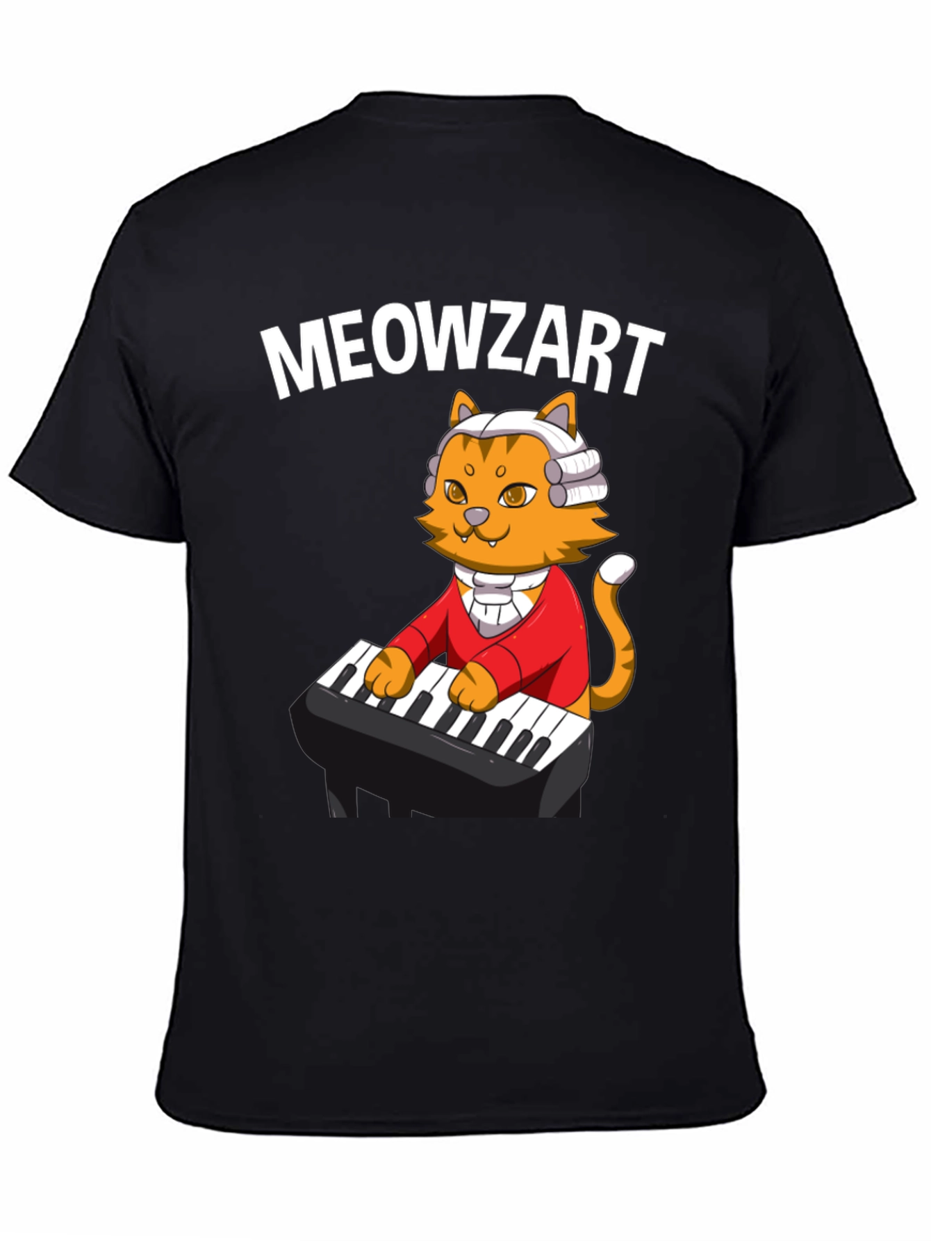 Meowzart T-Shirt - Cat Lover Musician Tee