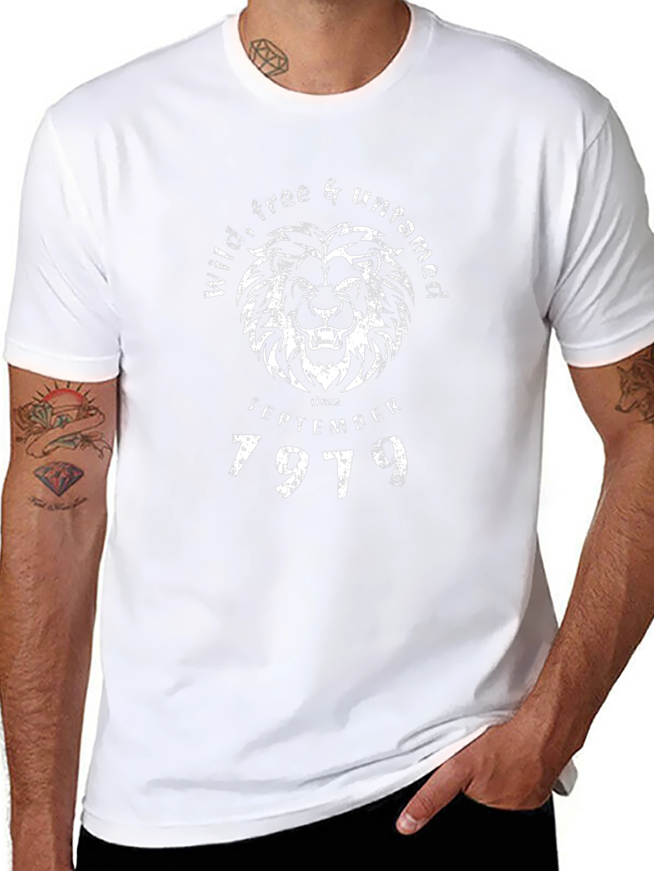 Wild Free & Untamed Lion T-Shirt - September 1979
