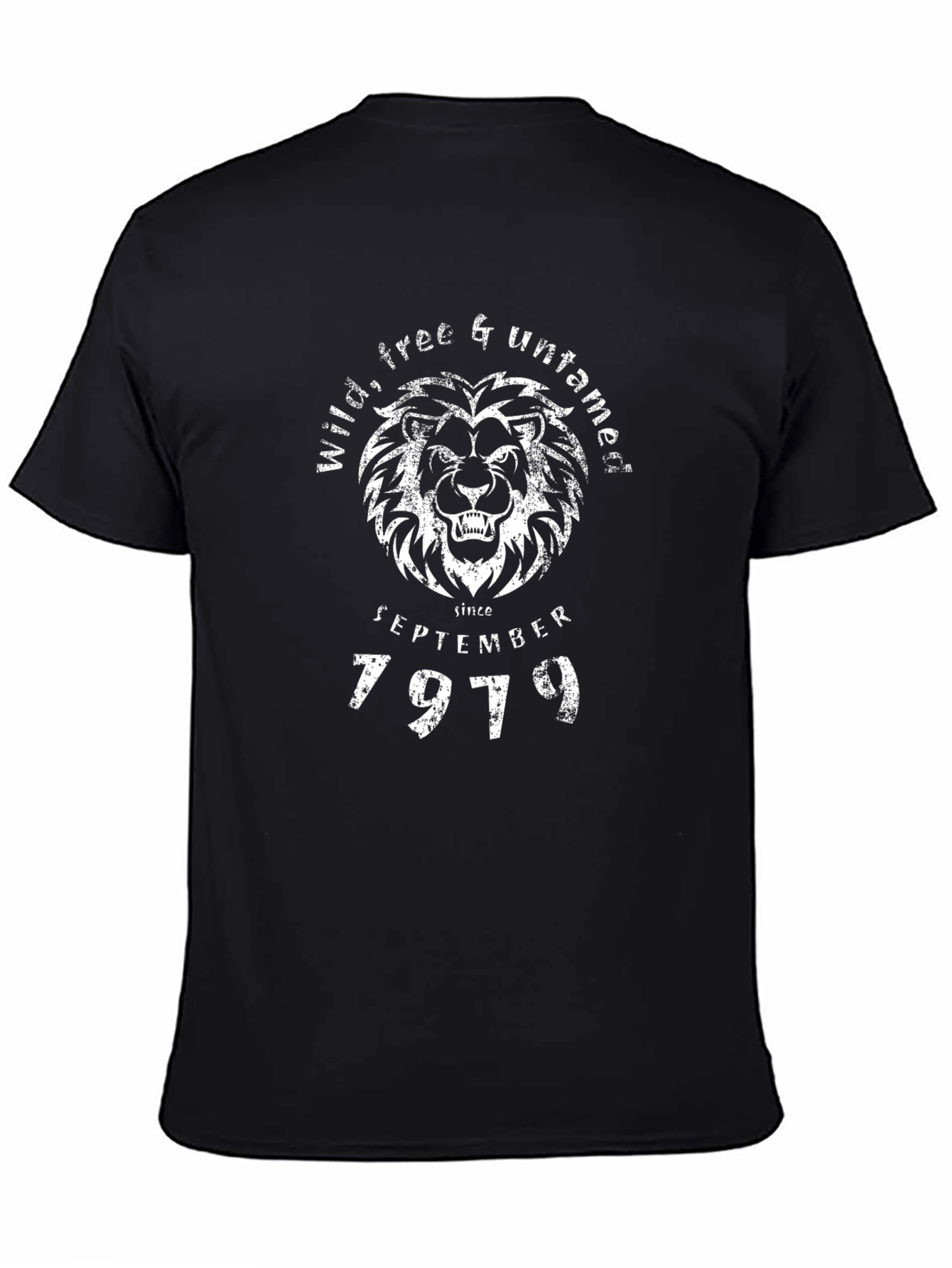 Wild Free & Untamed Lion T-Shirt - September 1979
