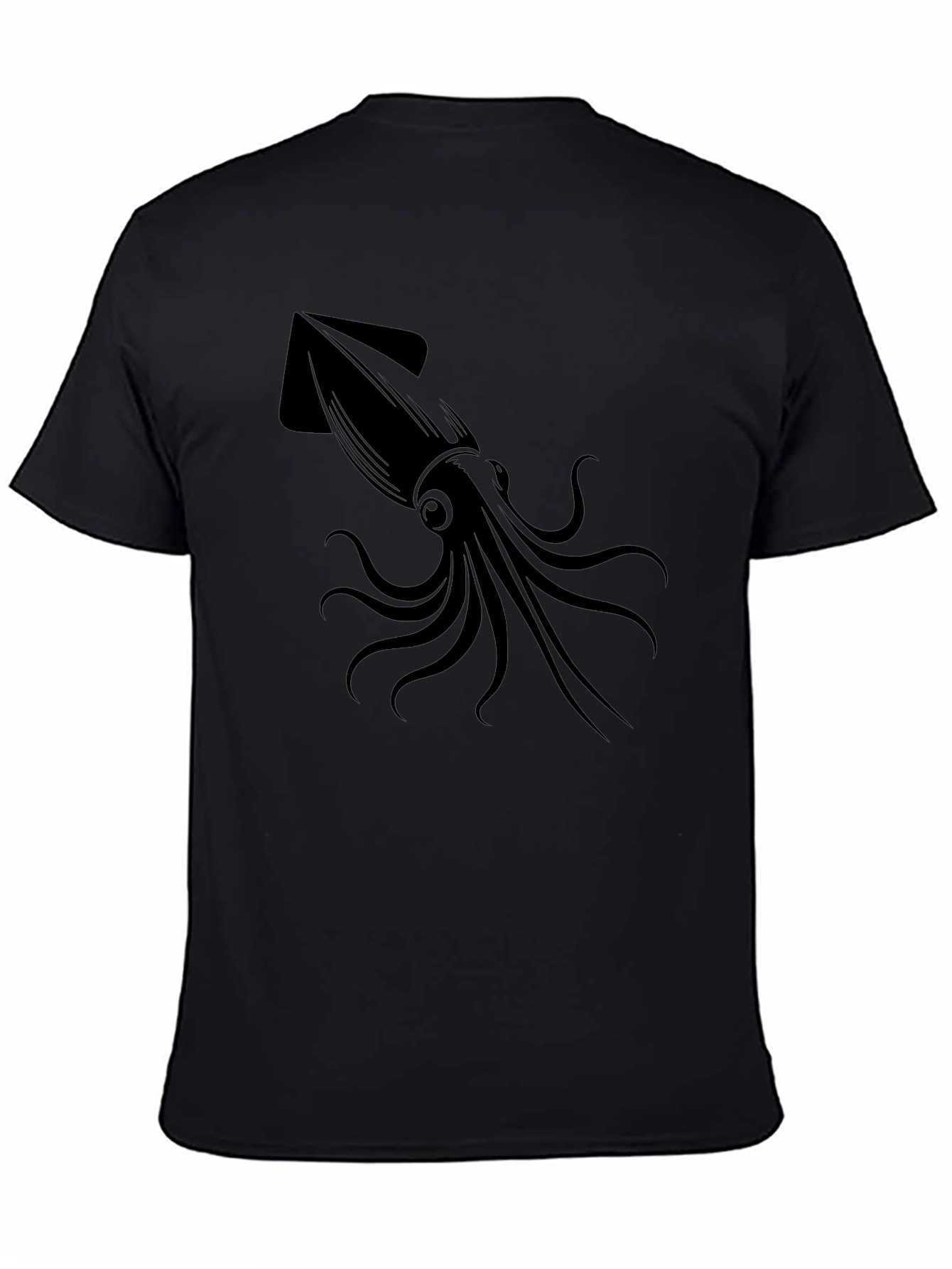 Squid Graphic Tee - Mens Black T-Shirt