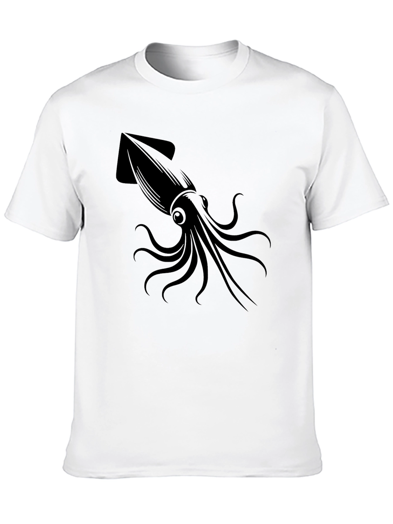 Squid Graphic Tee - Mens Black T-Shirt
