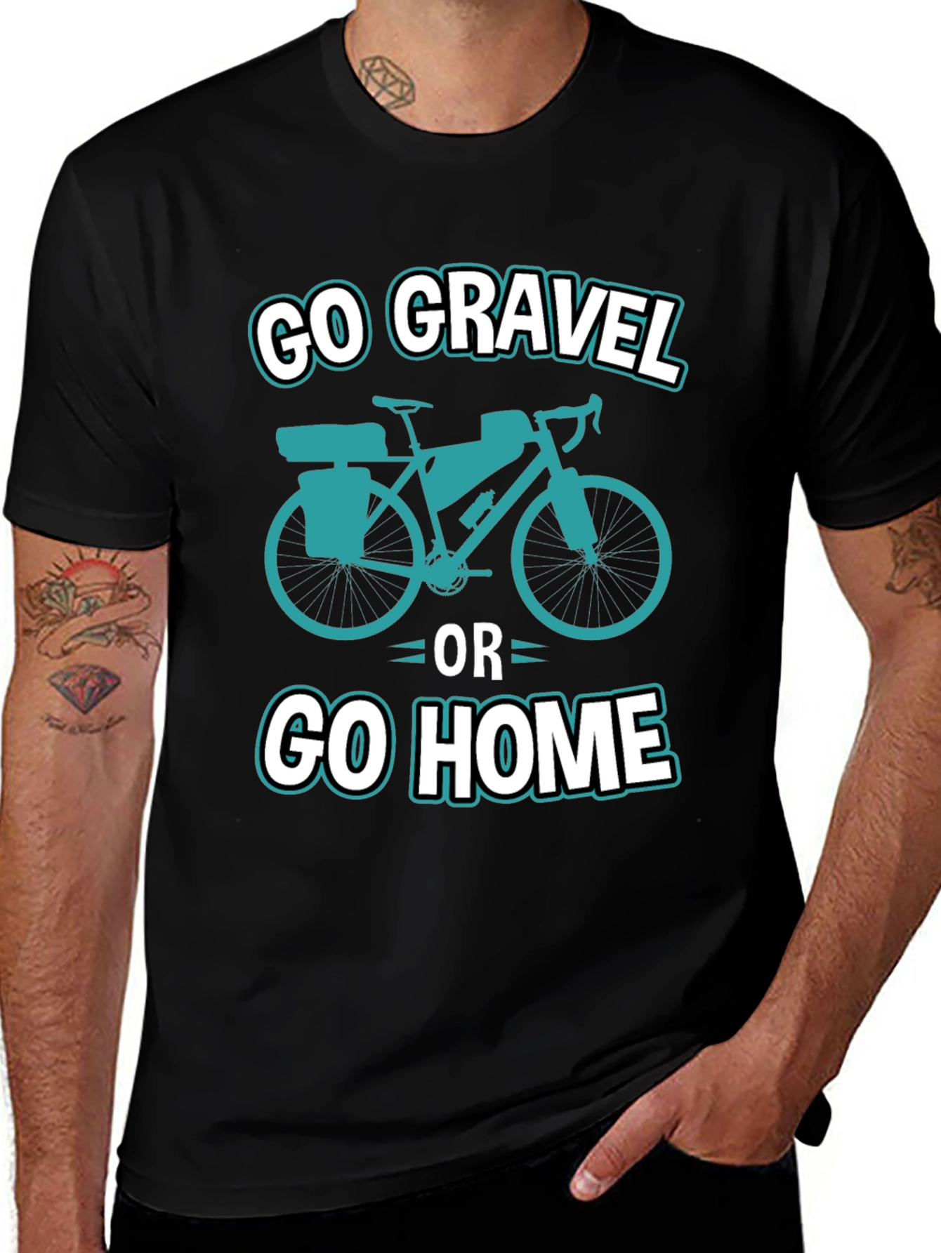 Go Gravel T-Shirt - Cycling Adventure Tee