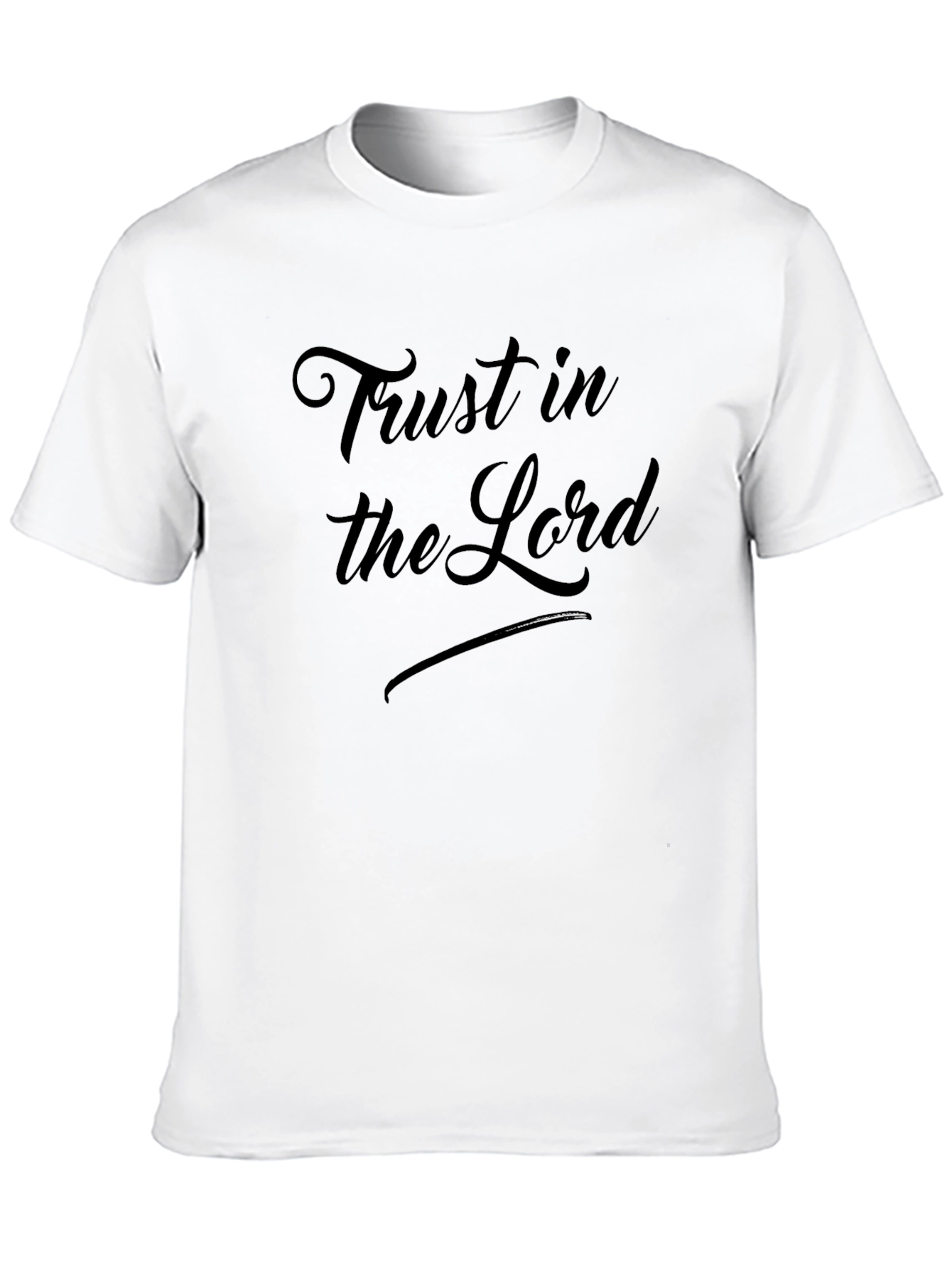 Trust in the Lord Black T-Shirt
