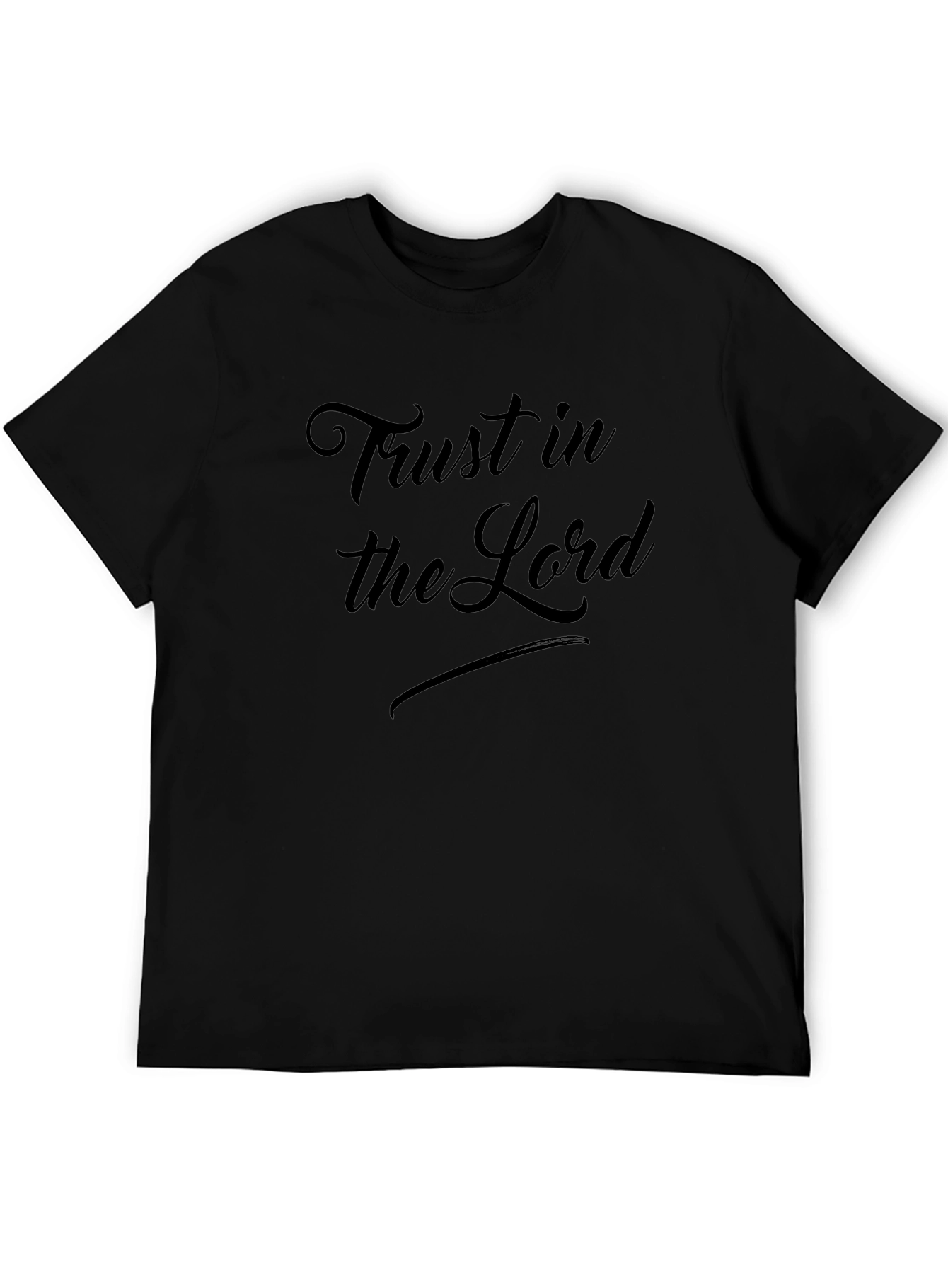 Trust in the Lord Black T-Shirt