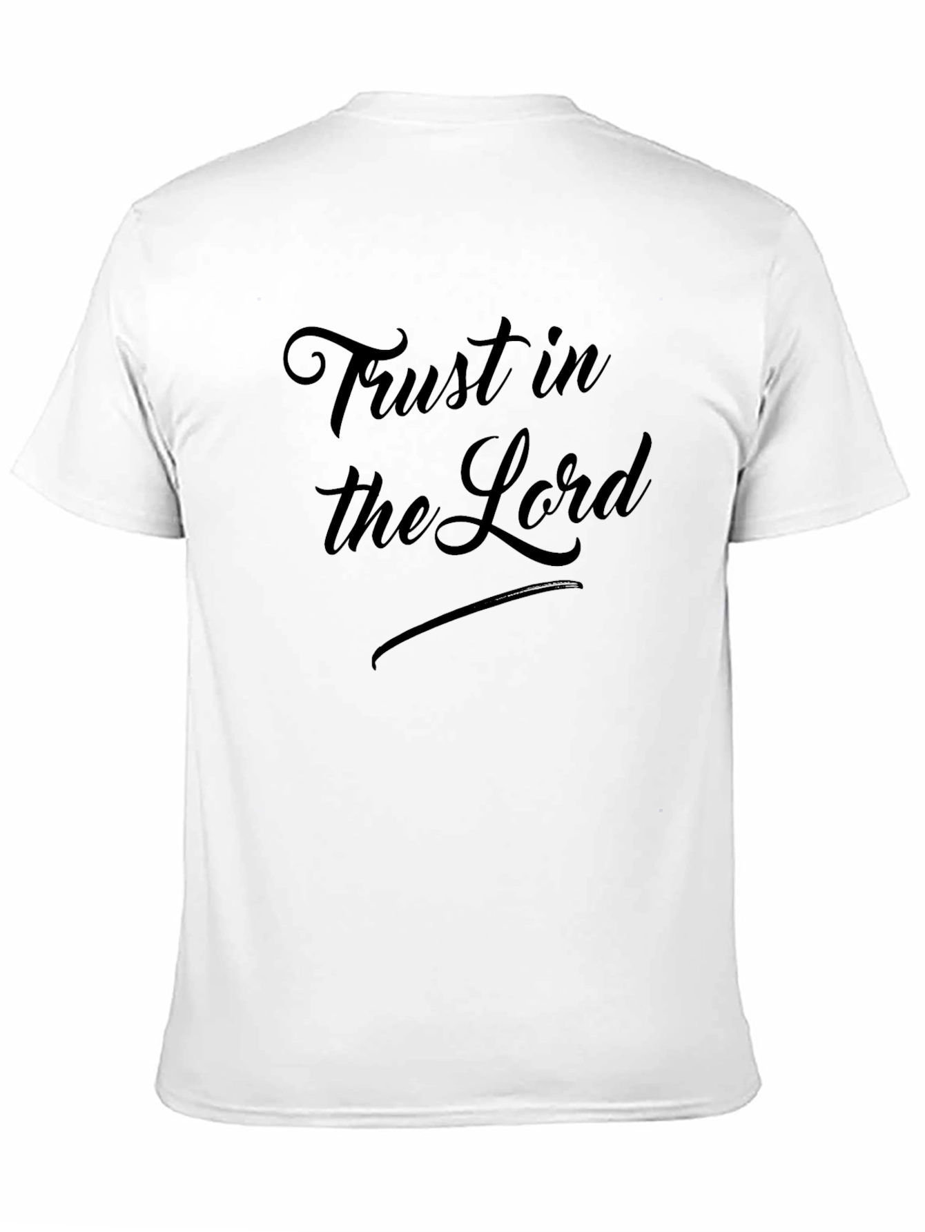 Trust in the Lord Black T-Shirt
