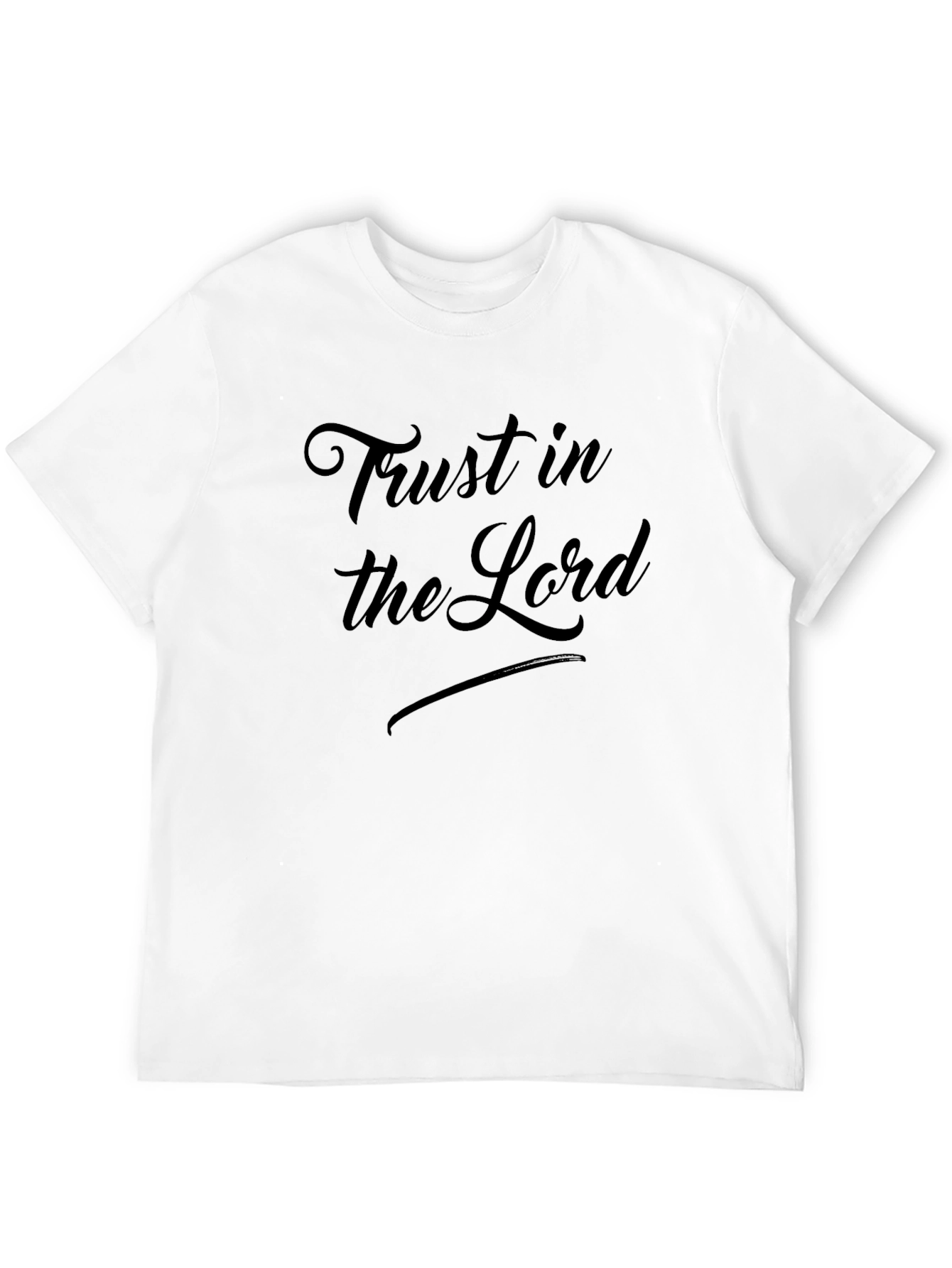 Trust in the Lord Black T-Shirt