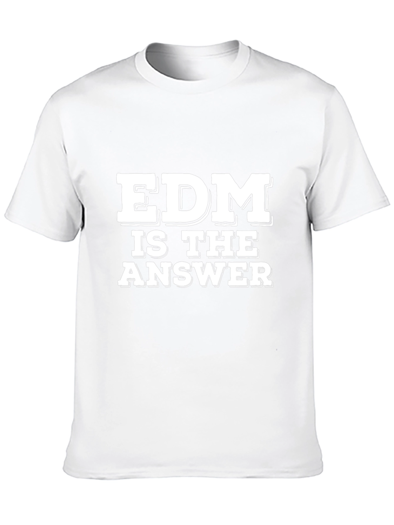 EDM is the Answer Black T-Shirt
