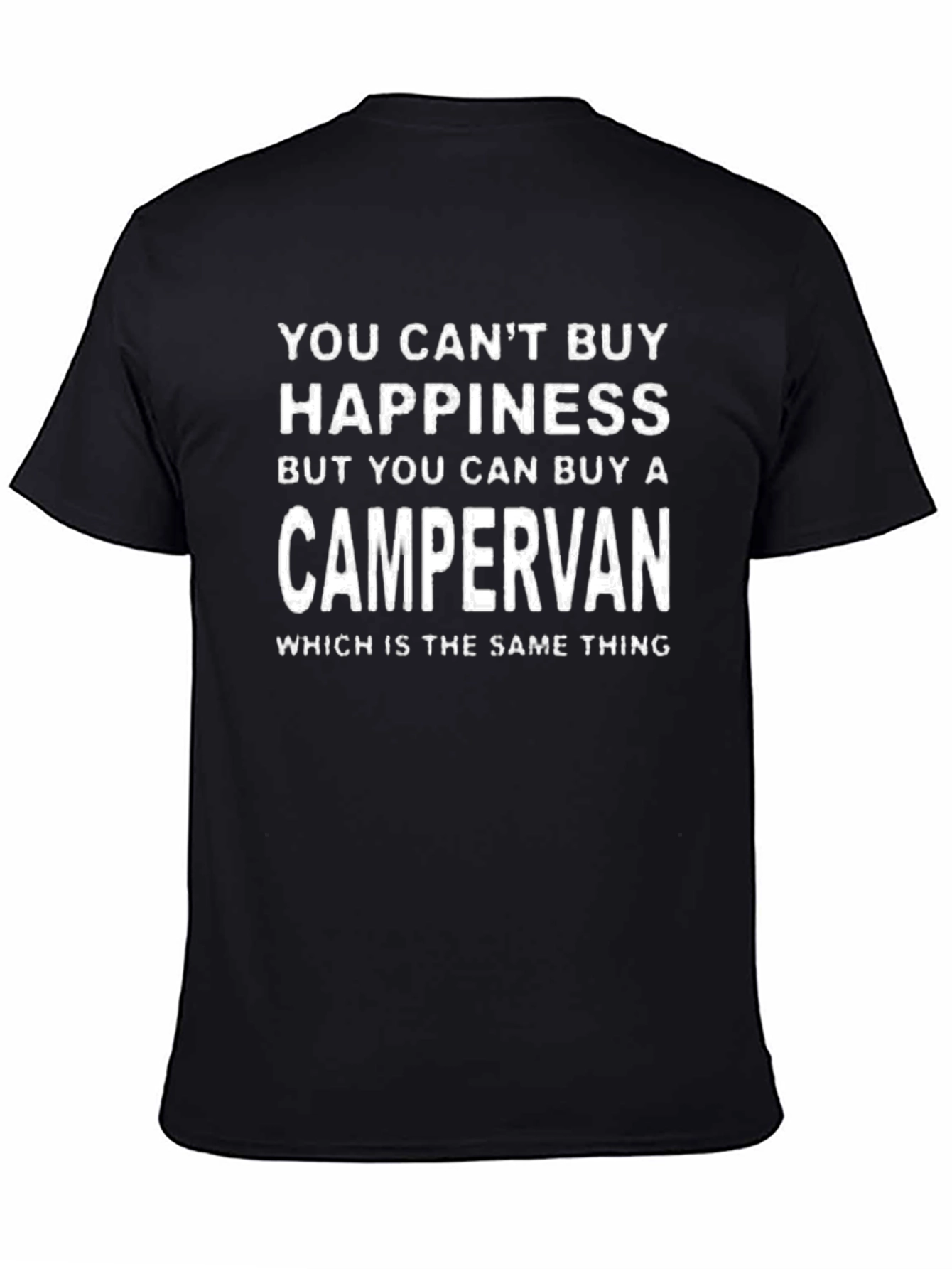 Campervan Happiness T-Shirt - Funny Camping Tee