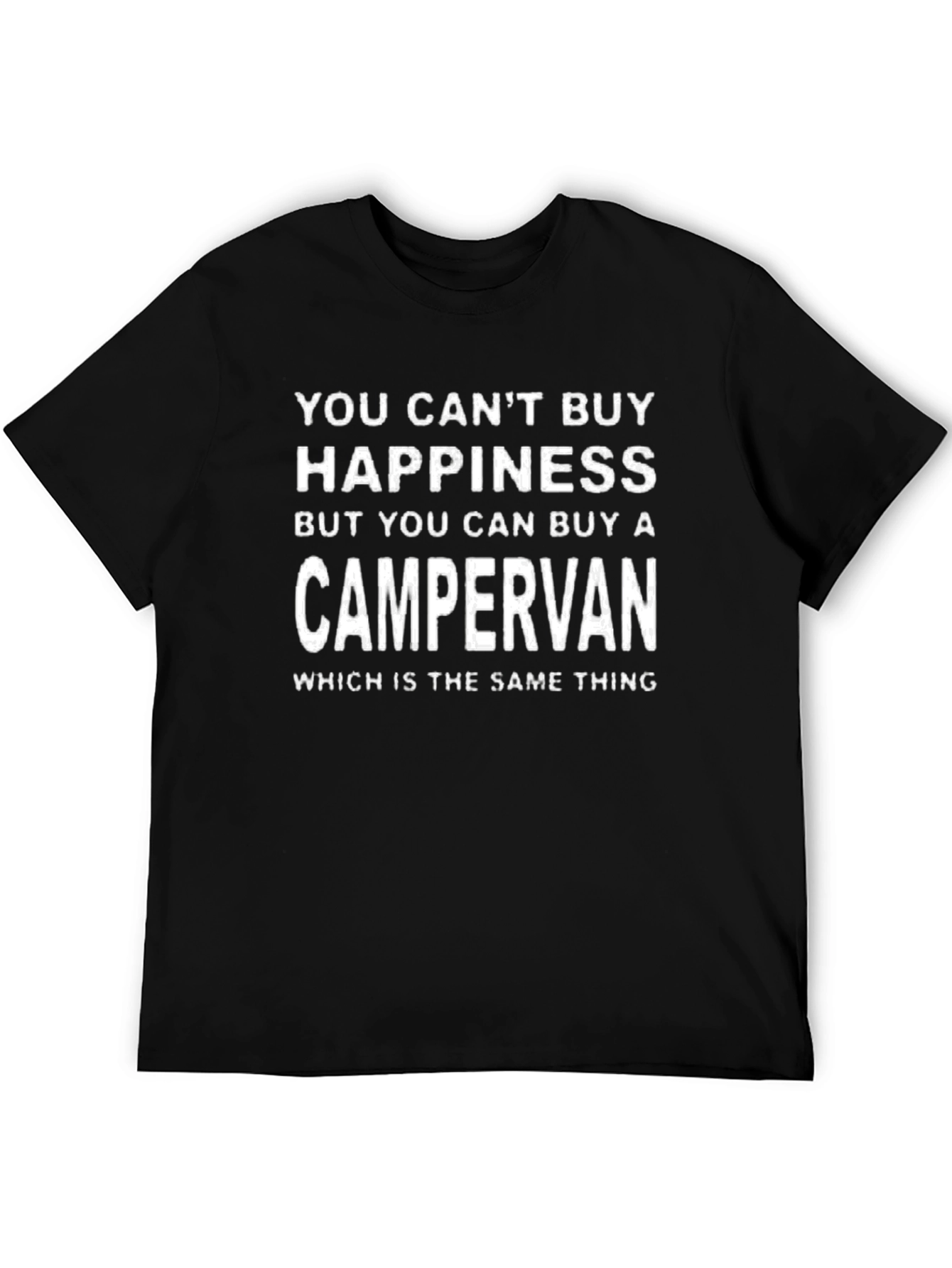 Campervan Happiness T-Shirt - Funny Camping Tee