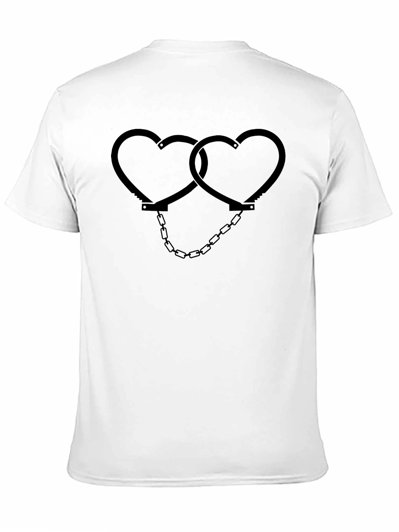 Heart Handcuff Graphic T-Shirt