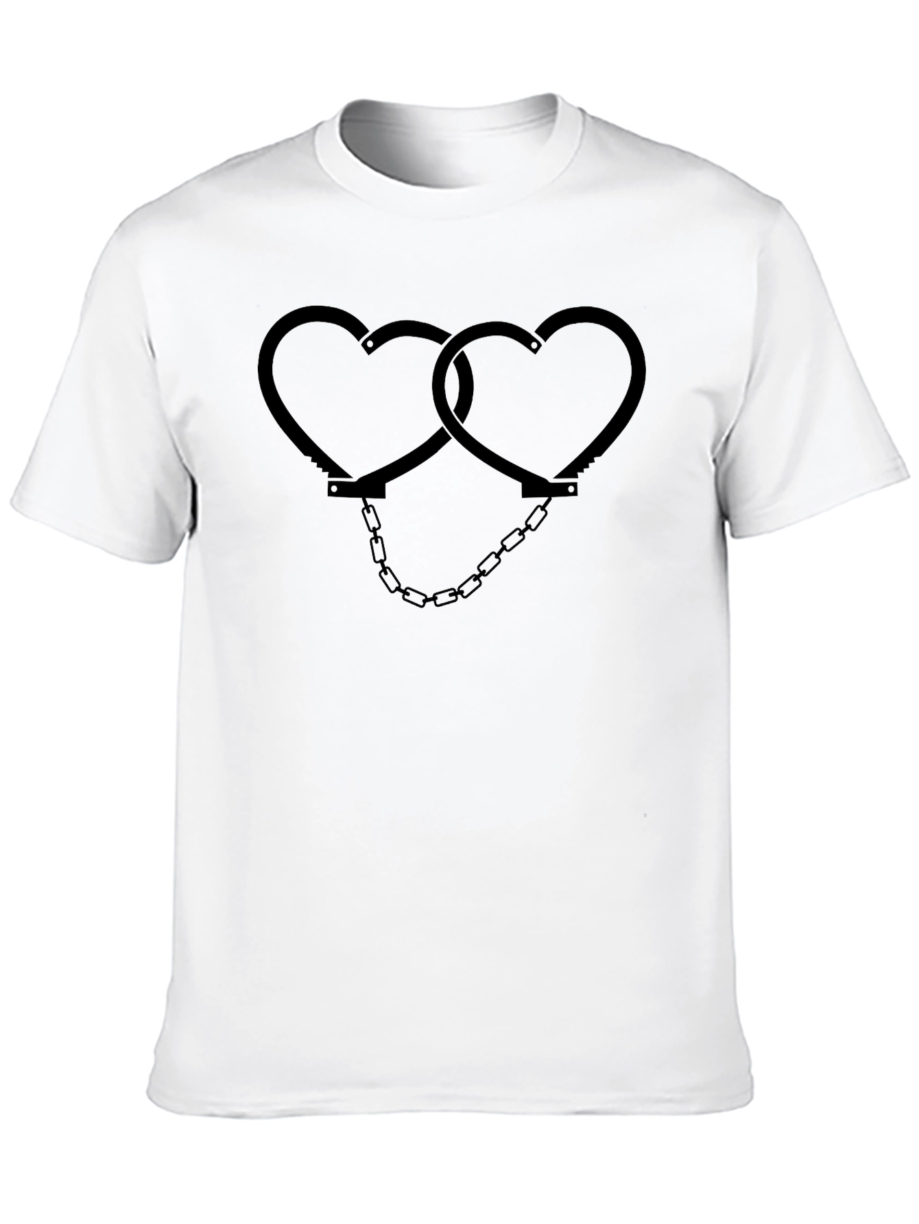 Heart Handcuff Graphic T-Shirt